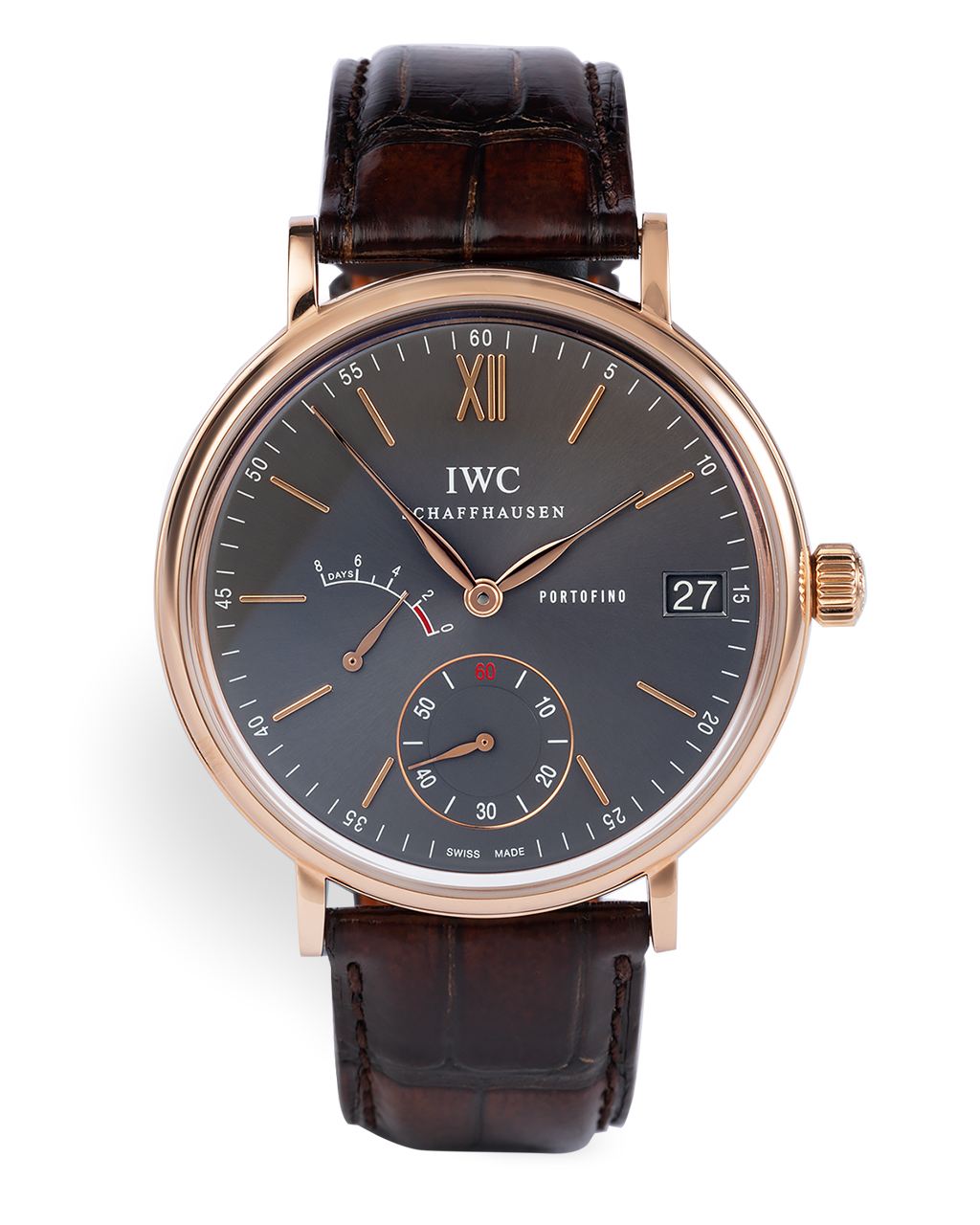 IWC Portofino Watches ref IW510104 Rose Gold Power Reserve The Watch Club