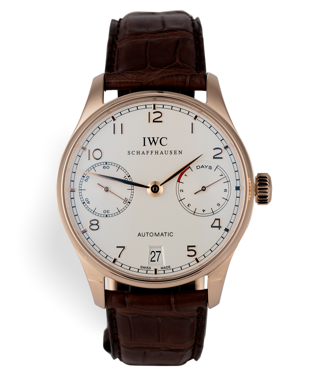 IWC Portugieser Watches ref IW500701 Red Gold 42mm Full Set