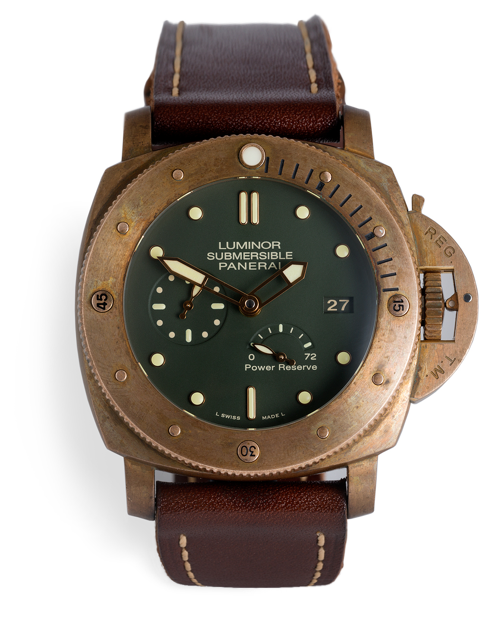 Panerai Luminor Submersible Watches ref PAM00507 Bronzo