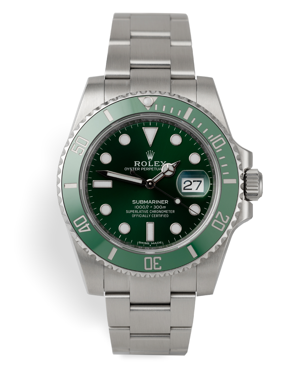 Rolex Submariner Hulk Date 40 Green Dial 116610LV 116610 | WatchGuyNYC