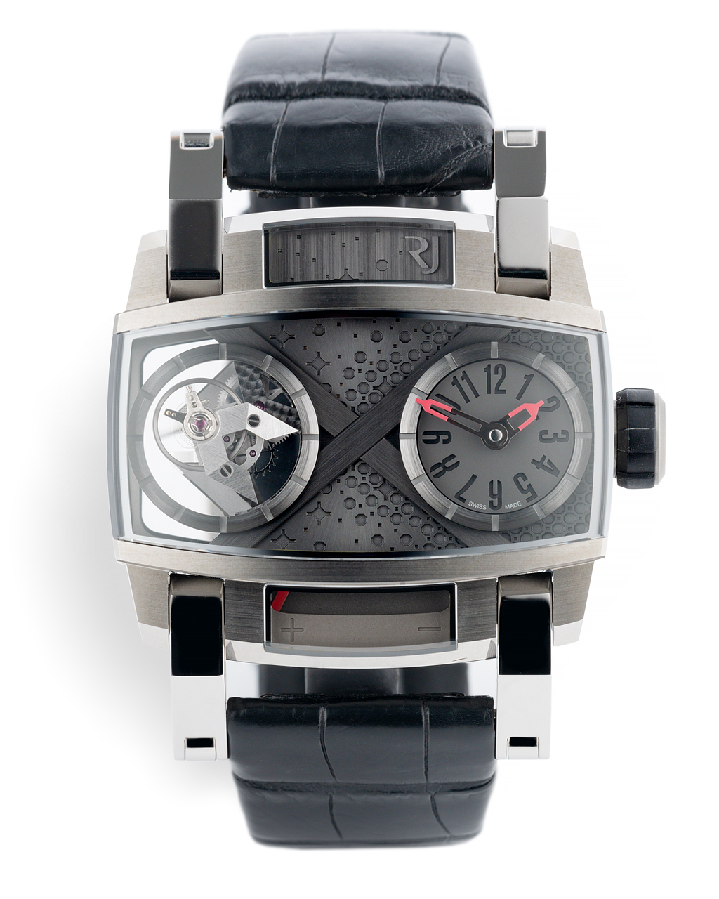 RJ Mens RJ.M.TO.MO.012.01 'Moon Orbiter GMT' Grey Dial