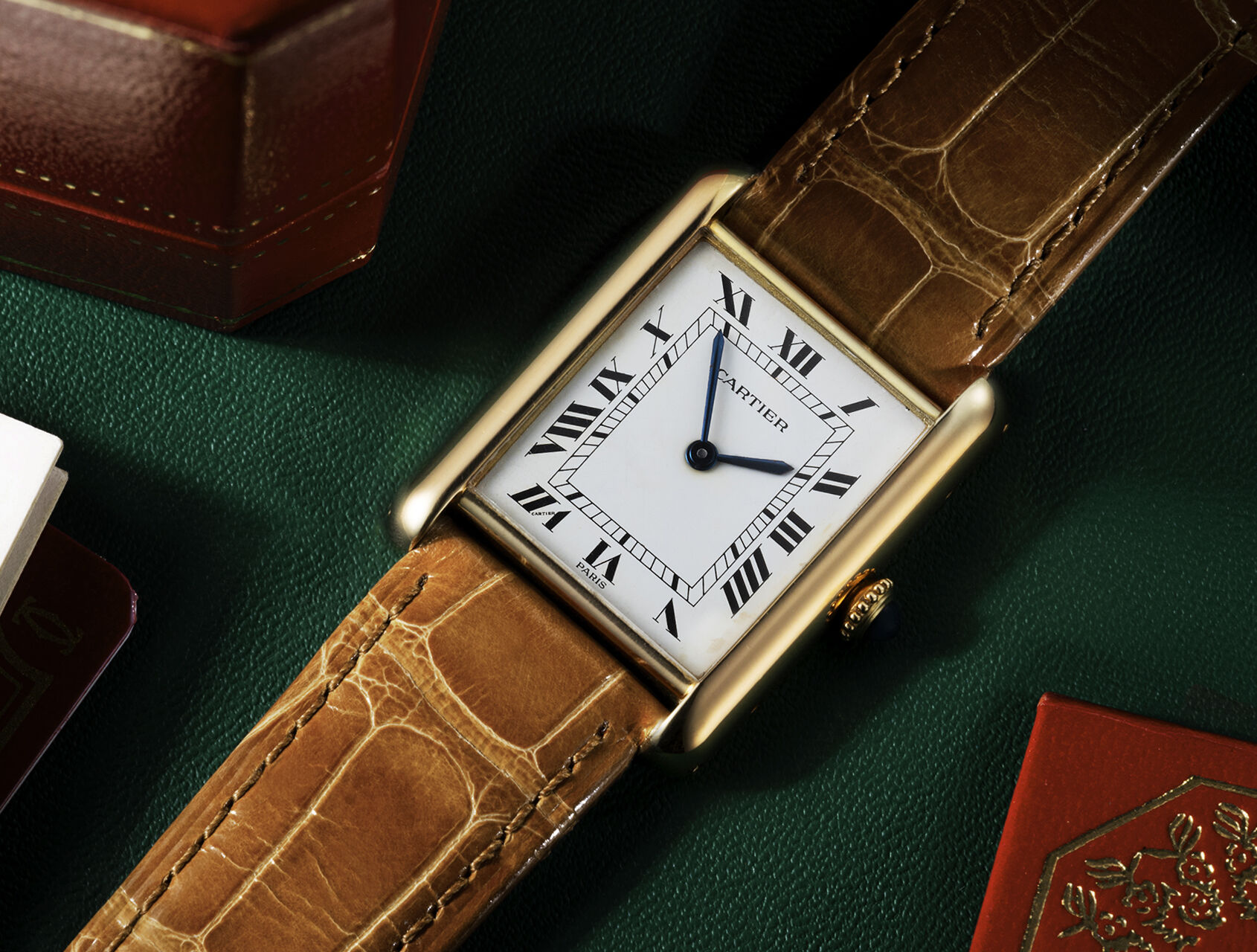 ref 78086 | Yellow Gold - Mecaniqué  | Cartier Cartier Louis Tank 