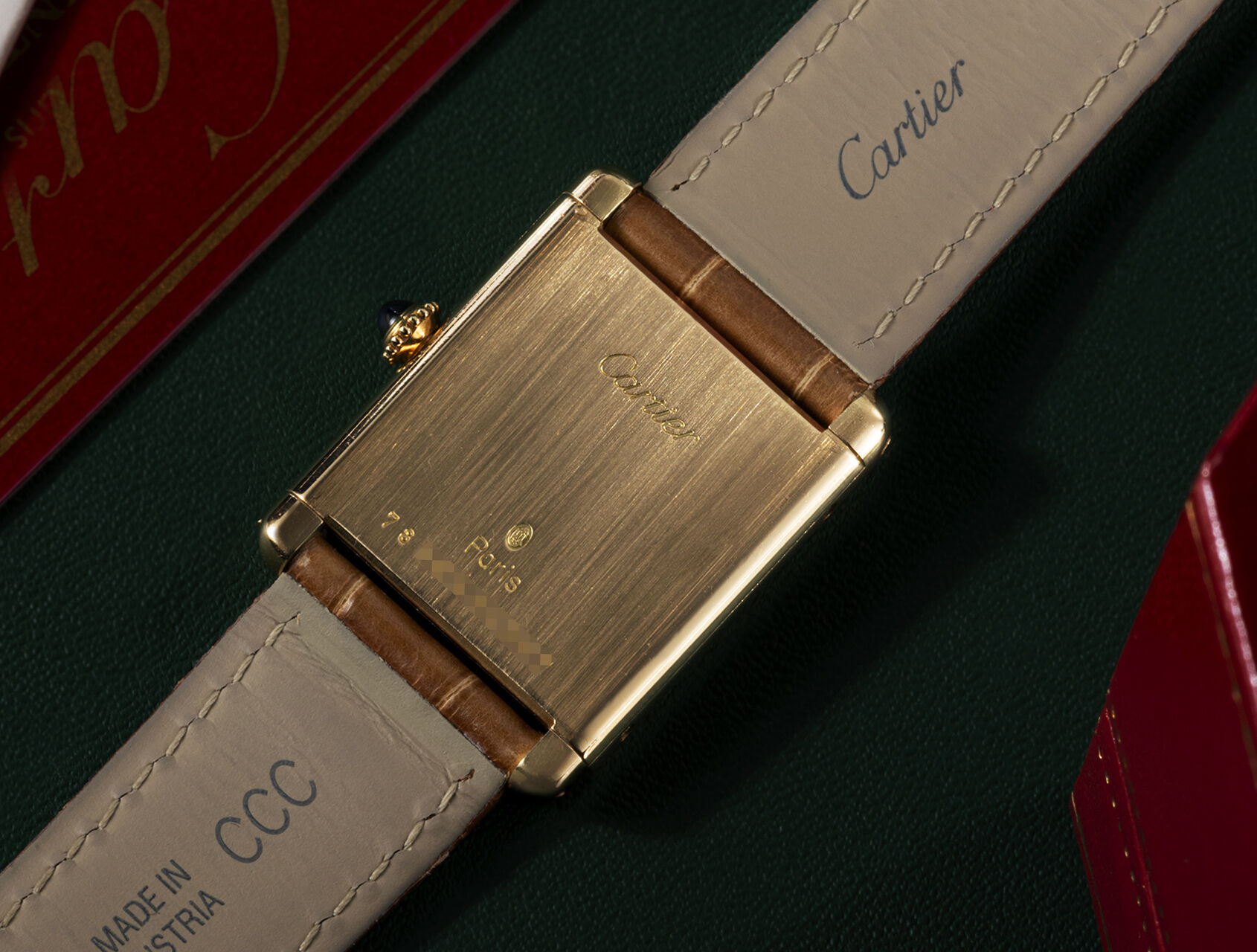 ref 78086 | Yellow Gold - Mecaniqué  | Cartier Cartier Louis Tank 