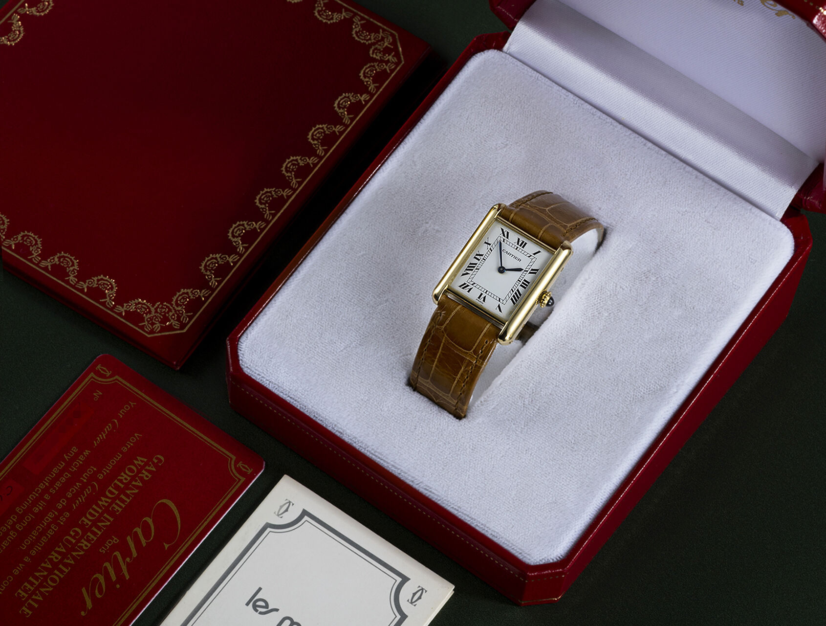 ref 78086 | Yellow Gold - Mecaniqué  | Cartier Cartier Louis Tank 