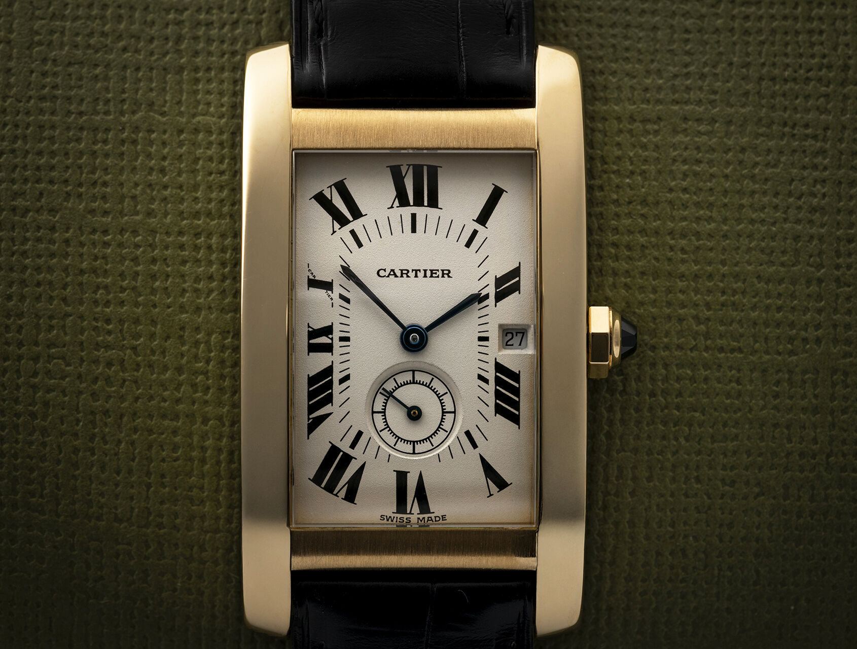 ref 8012905 | Vintage Cartier - 'Small Seconds' | Cartier Tank Américaine