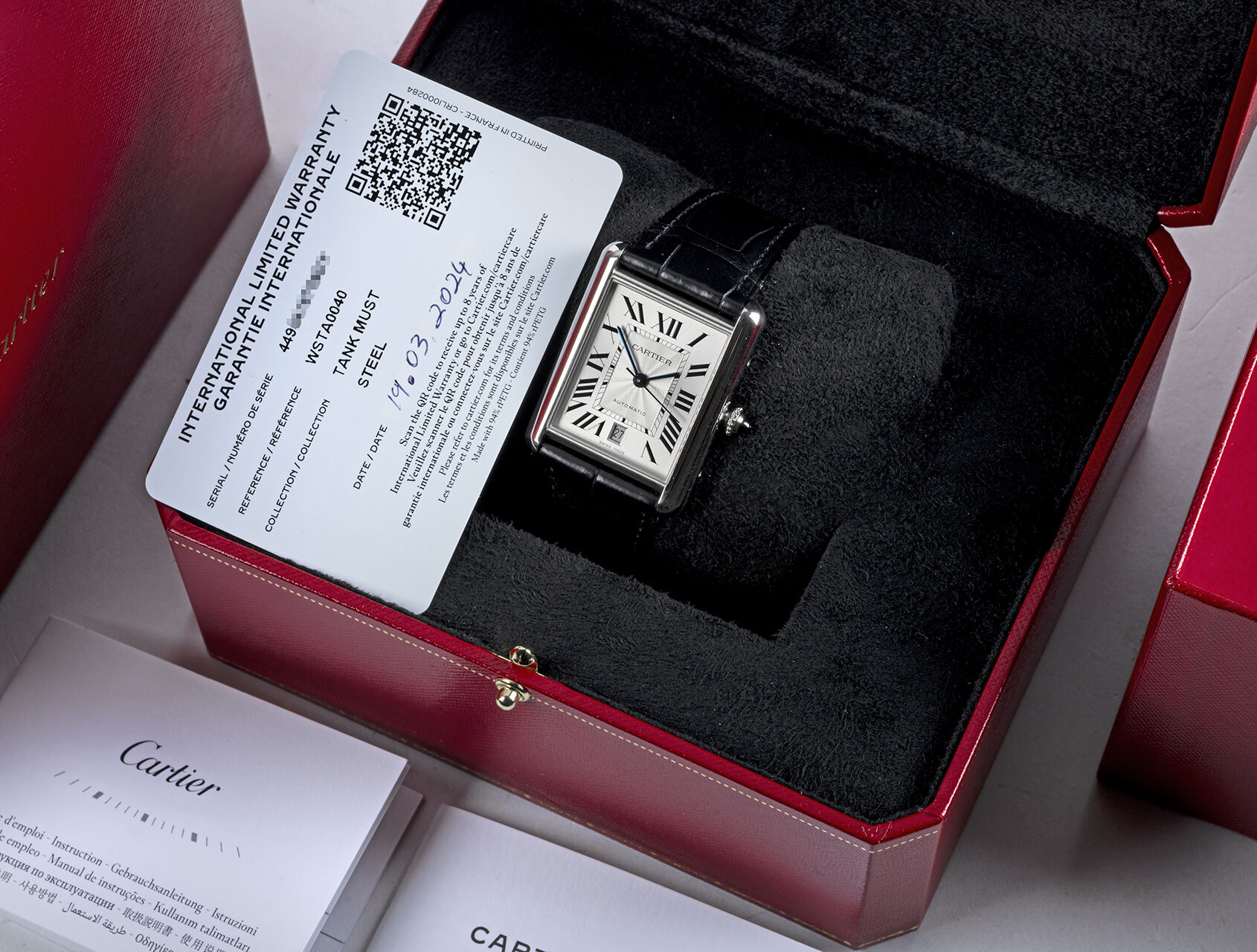 ref WSTA0040 | WSTA0040 - Brand New | Cartier Tank