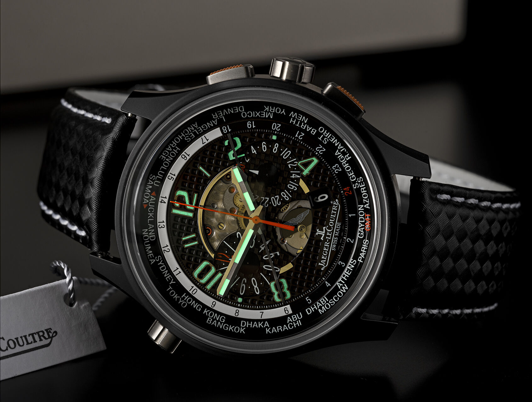 ref JLQ193J430 | Aston Martin - Limited Edition | Jaeger LeCoultre AMOX5 World Chronograph Racing