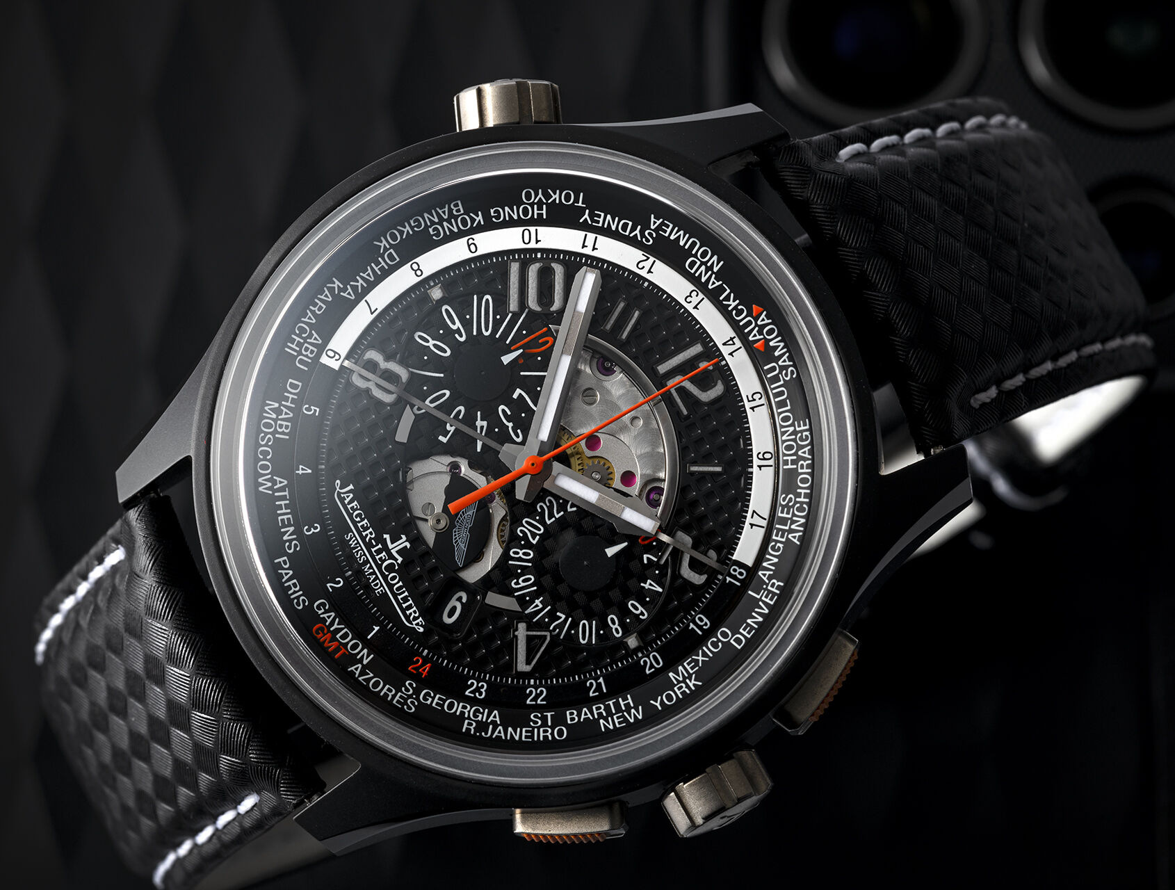 ref JLQ193J430 | Aston Martin - Limited Edition | Jaeger LeCoultre AMOX5 World Chronograph Racing