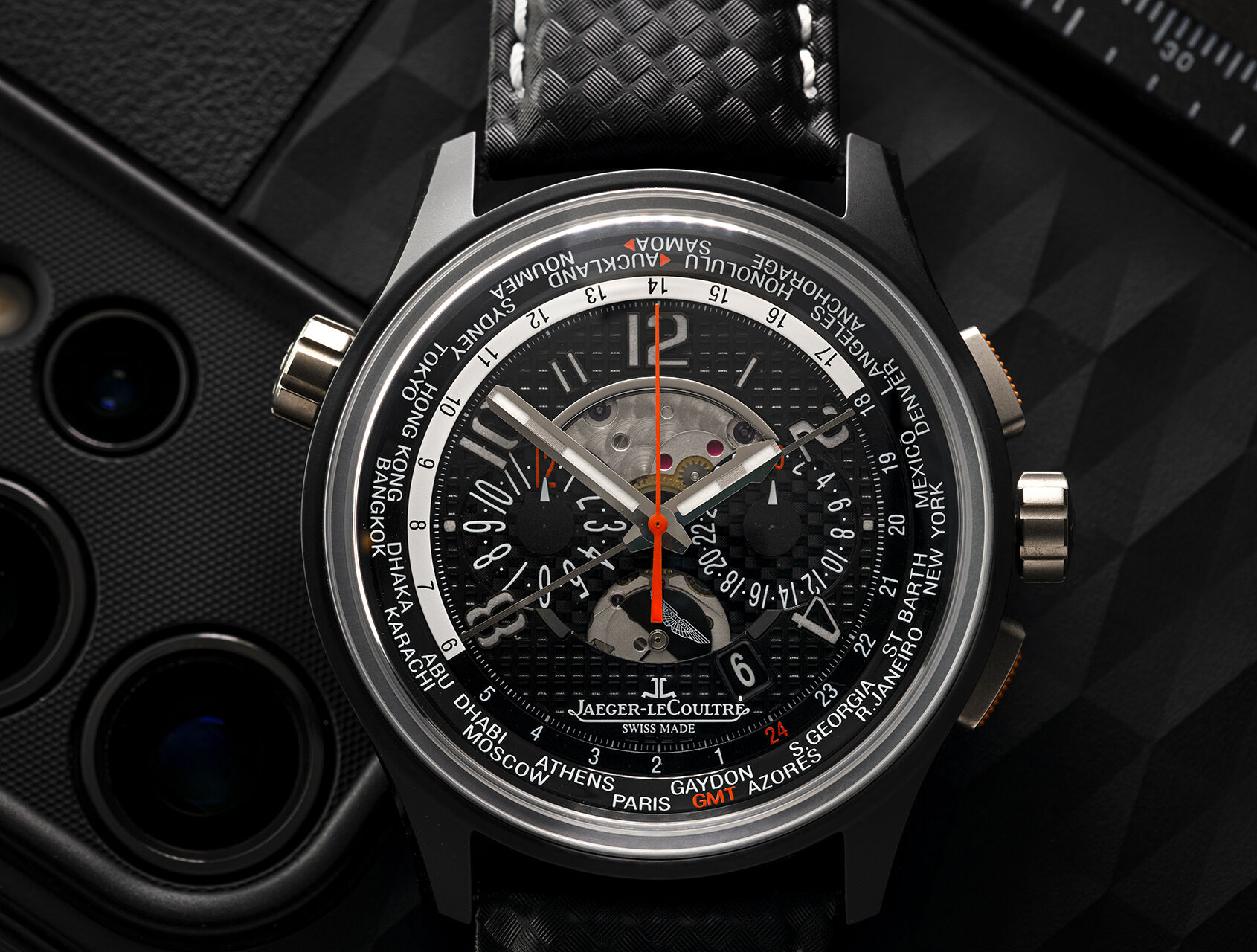 ref JLQ193J430 | Aston Martin - Limited Edition | Jaeger LeCoultre AMOX5 World Chronograph Racing