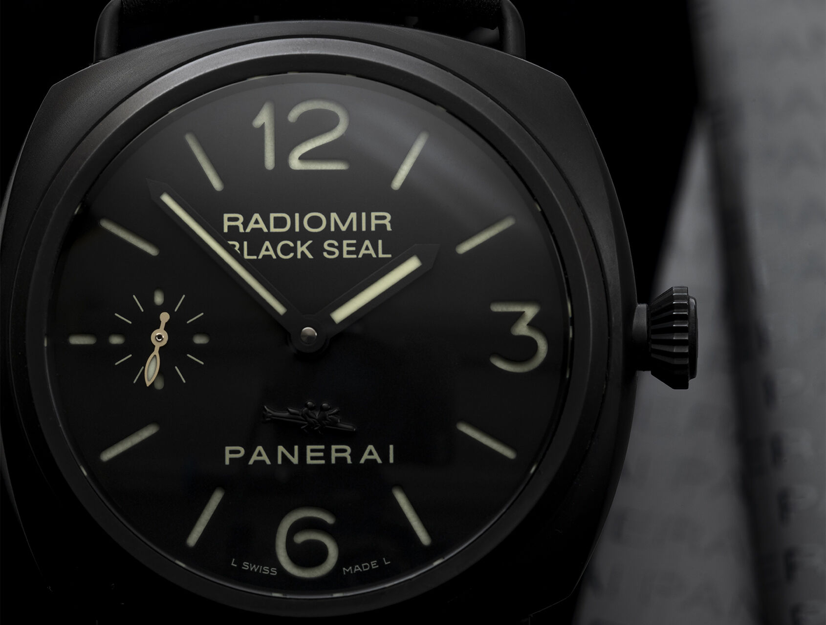 Panerai Radiomir Black Seal Watches ref PAM00292 Only 1000 Made The Watch Club