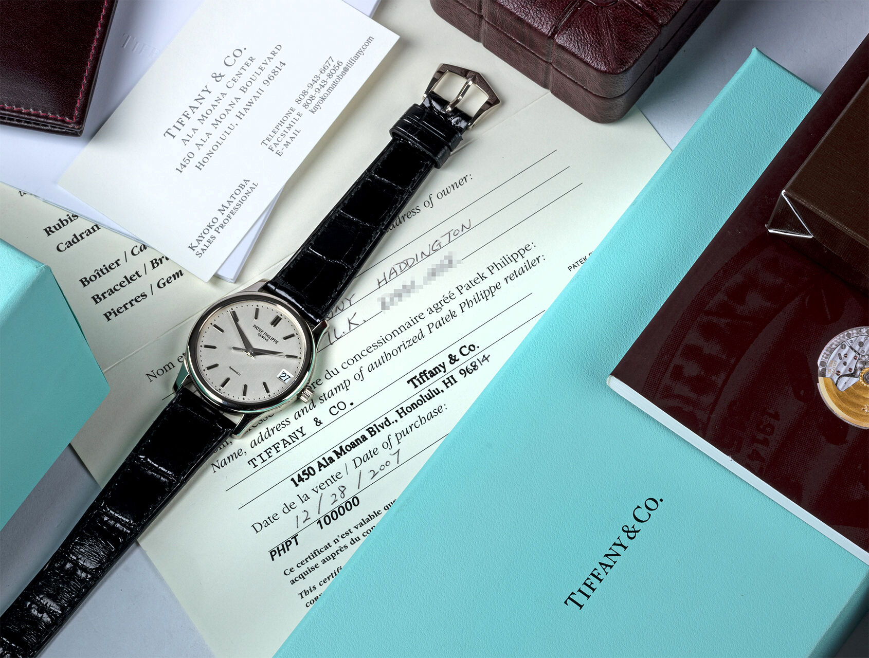 ref 3998 | Tiffany | Patek Philippe Calatrava 