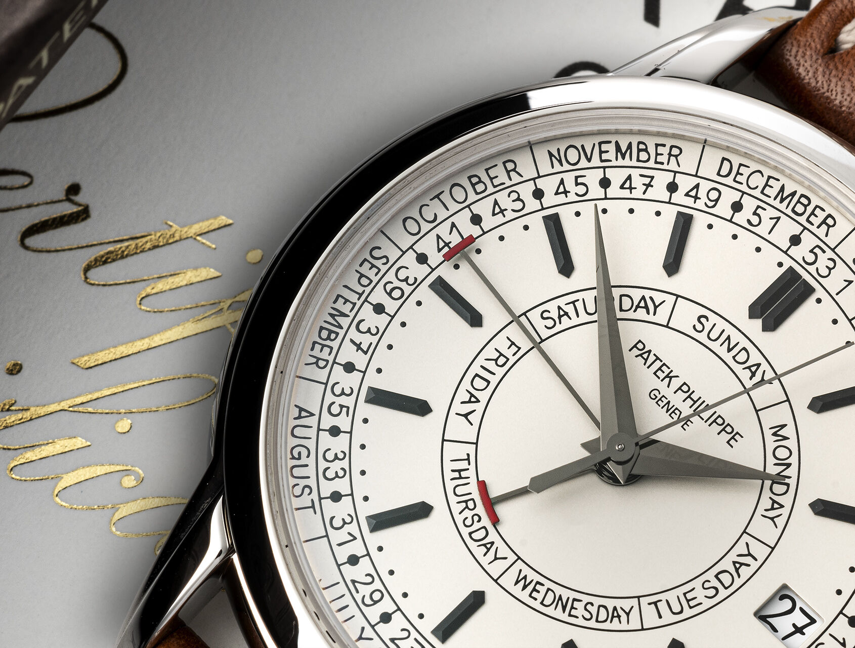 ref 5212A-001 | 5212A-001 - Complication | Patek Philippe Calatrava Weekly Calendar