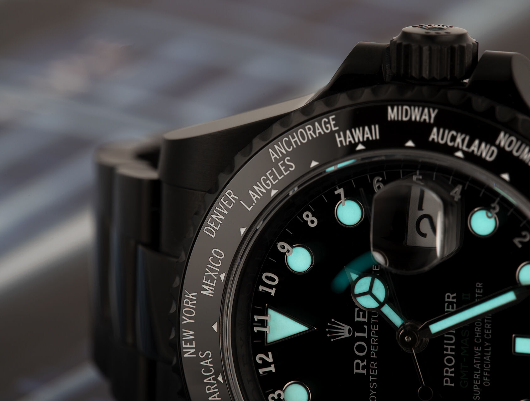 ref 116710LN | 116710LN - Limited Edition | Pro Hunter GMT-Master II World Time