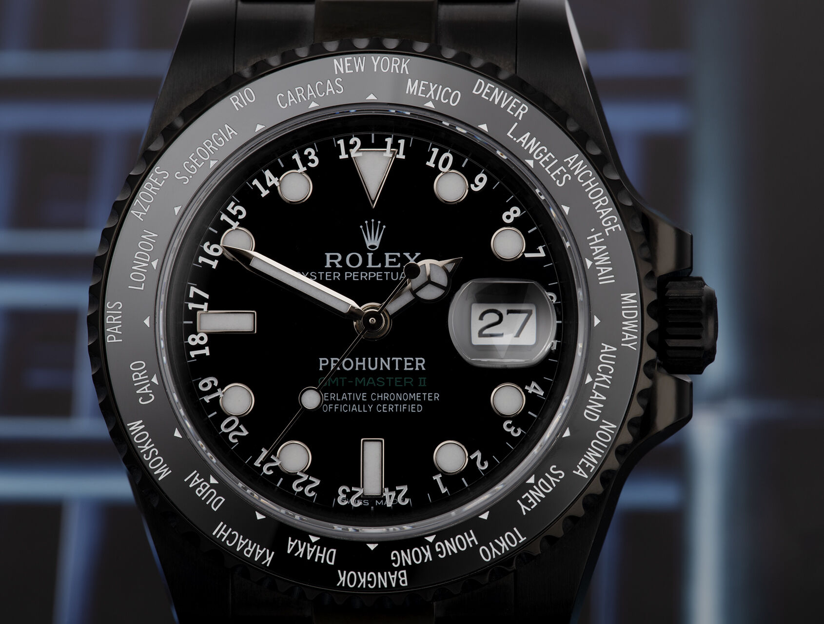 ref 116710LN | 116710LN - Limited Edition | Pro Hunter GMT-Master II World Time