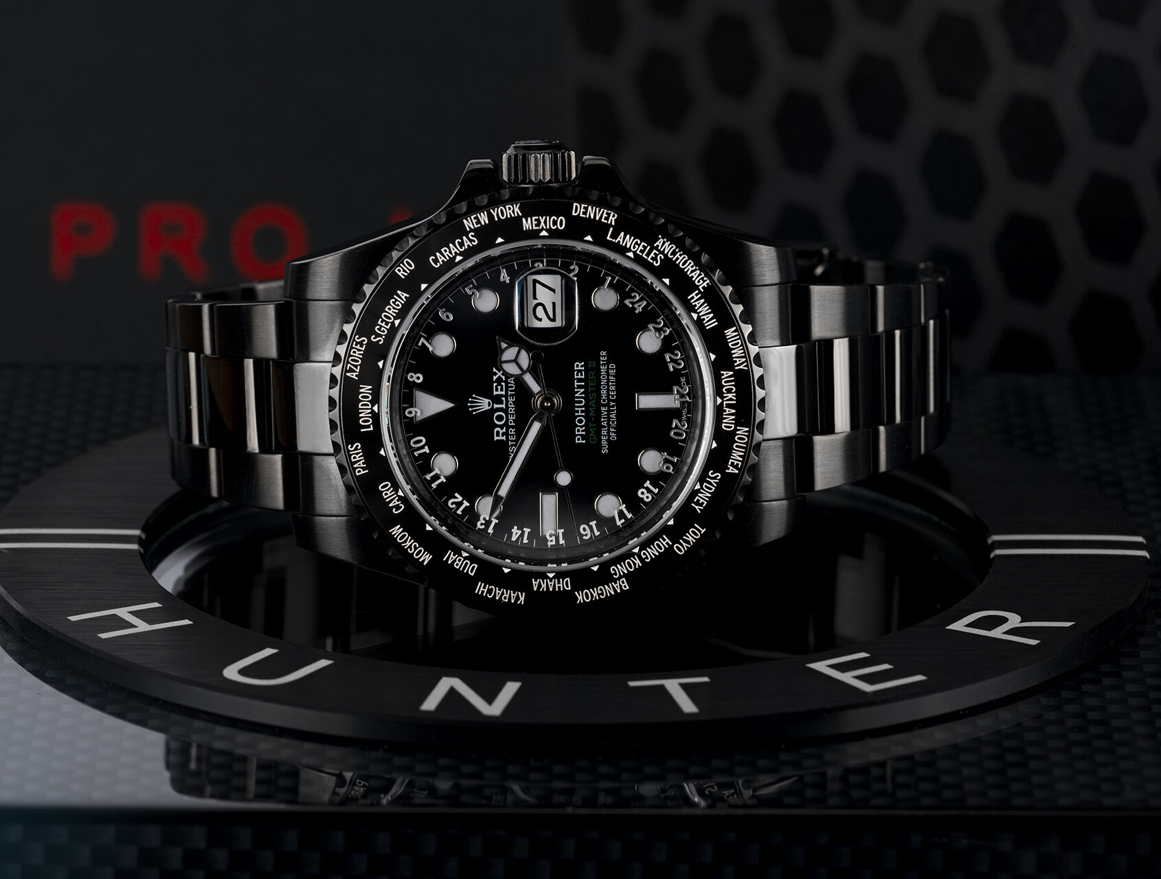 ref 116710LN | 116710LN - Limited Edition | Pro Hunter GMT-Master II World Time