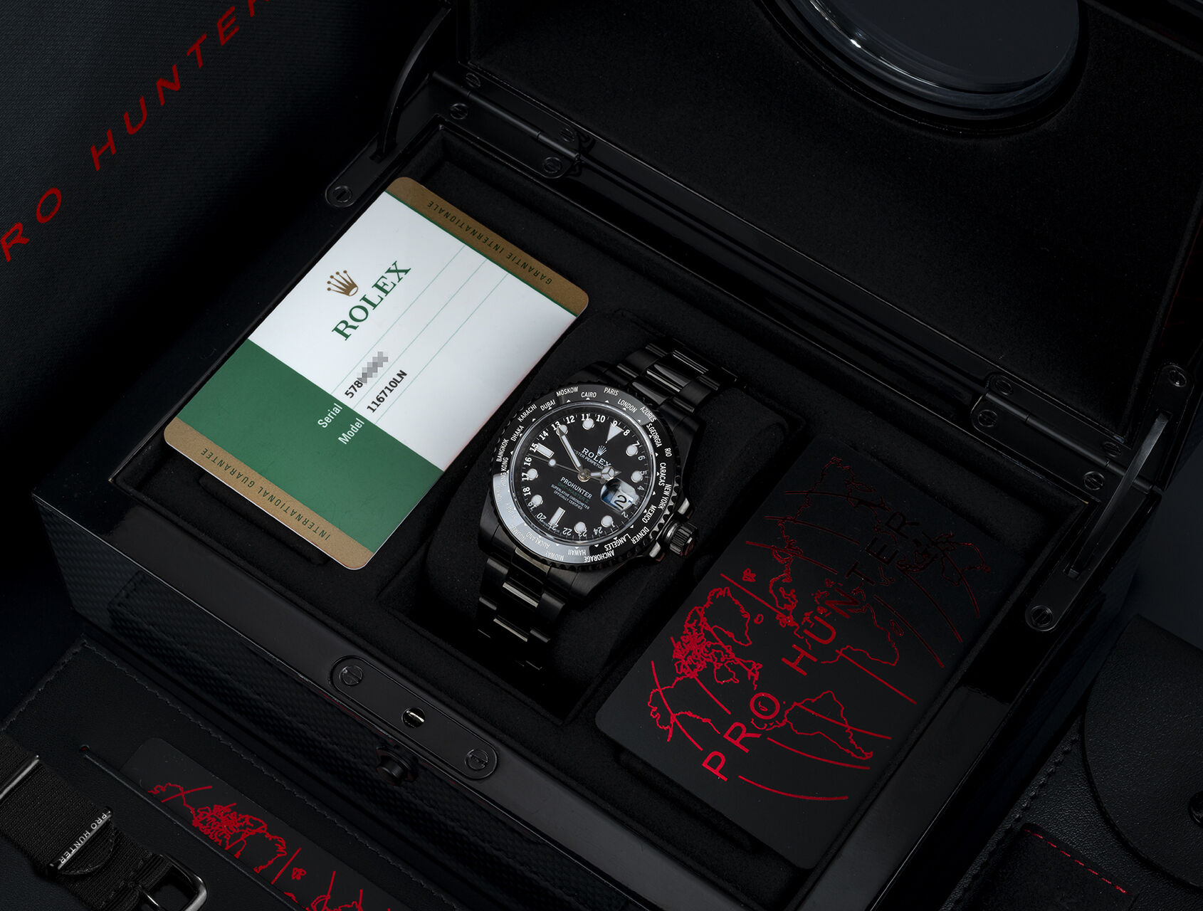 ref 116710LN | 116710LN - Limited Edition | Pro Hunter GMT-Master II World Time