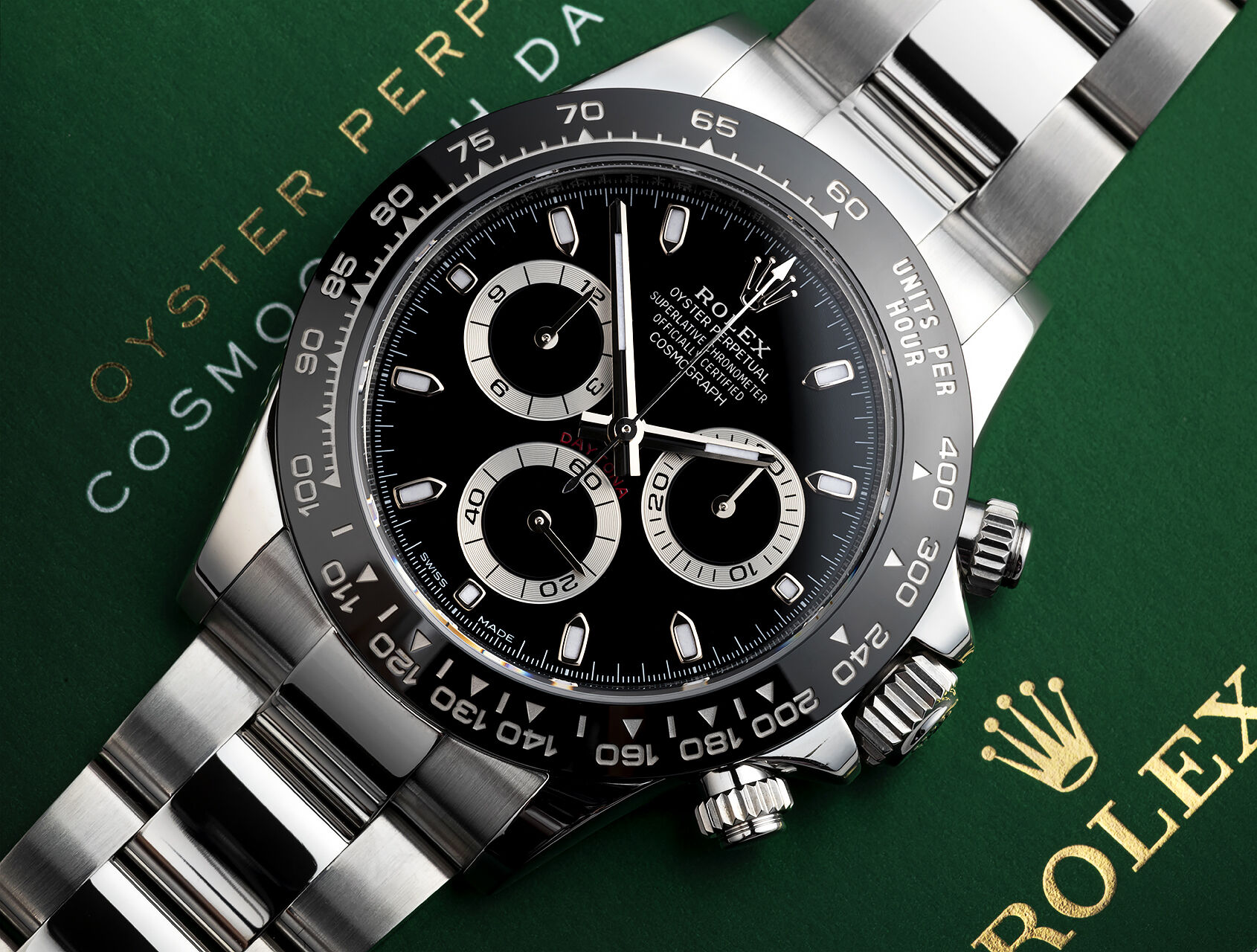 ref 116500LN | 116500LN - Cerachrom Bezel | Rolex Cosmograph Daytona