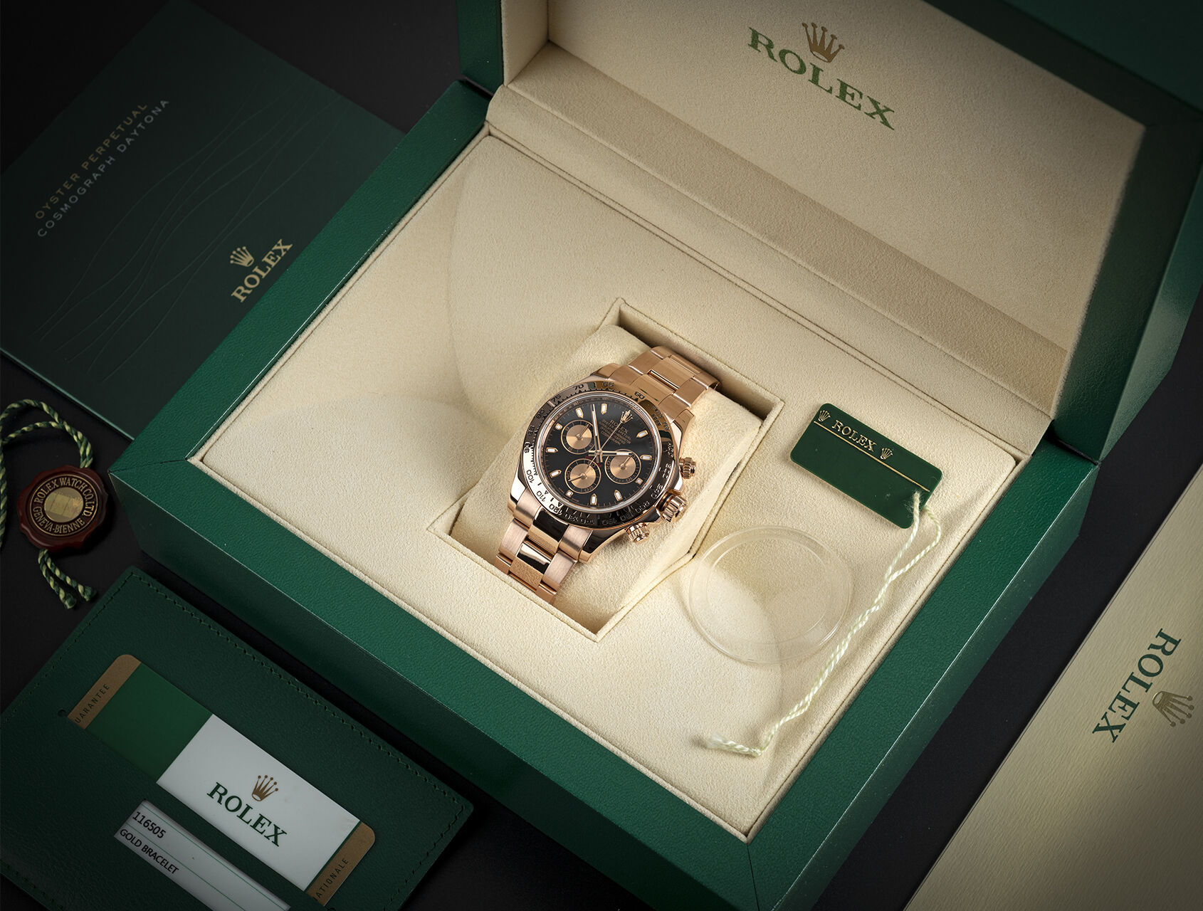 ref 116505 | 116505 - Everose Gold | Rolex Cosmograph Daytona