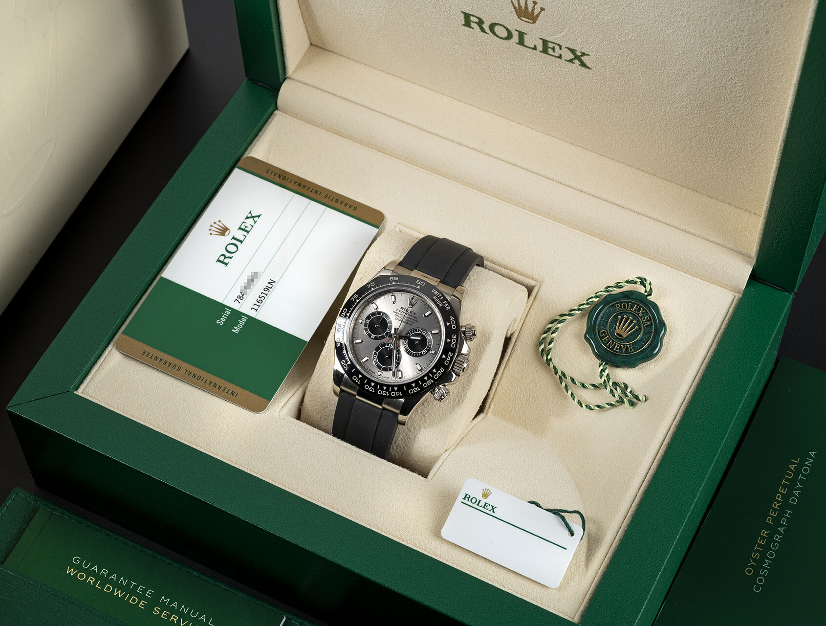 ref 116519LN | Rolex Warranty to 2025 | Rolex Cosmograph Daytona