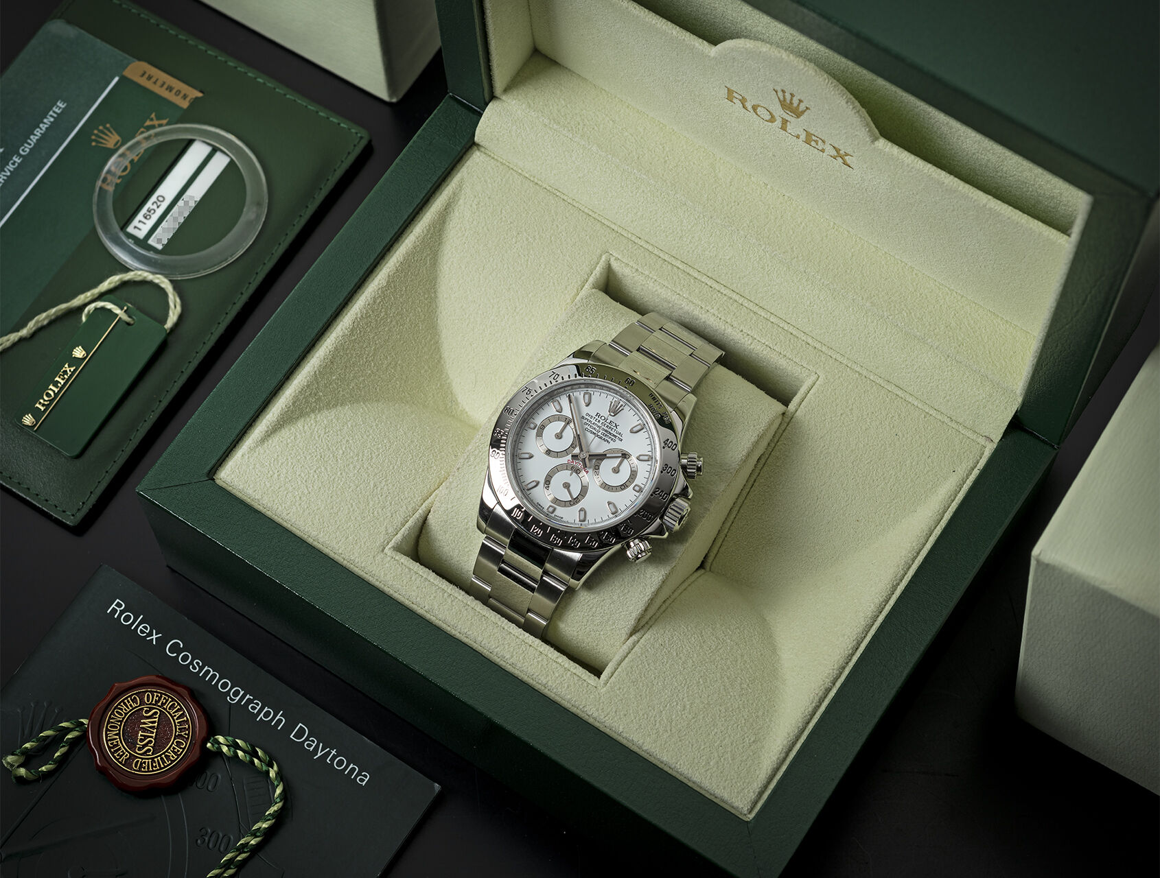 ref 116520 | 116520 - Chromalight | Rolex Cosmograph Daytona