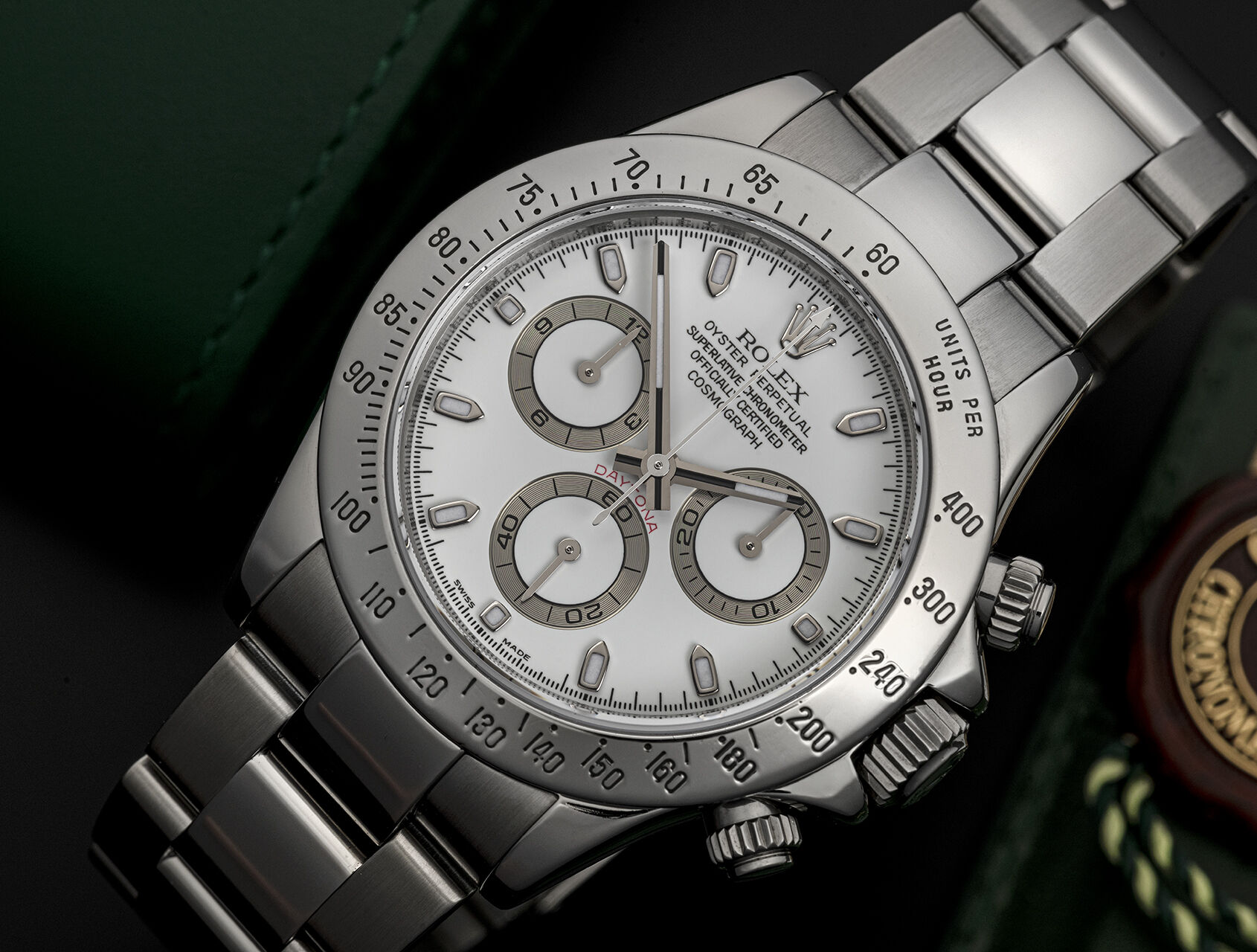 ref 116520 | 116520 - White Dial | Rolex Cosmograph Daytona