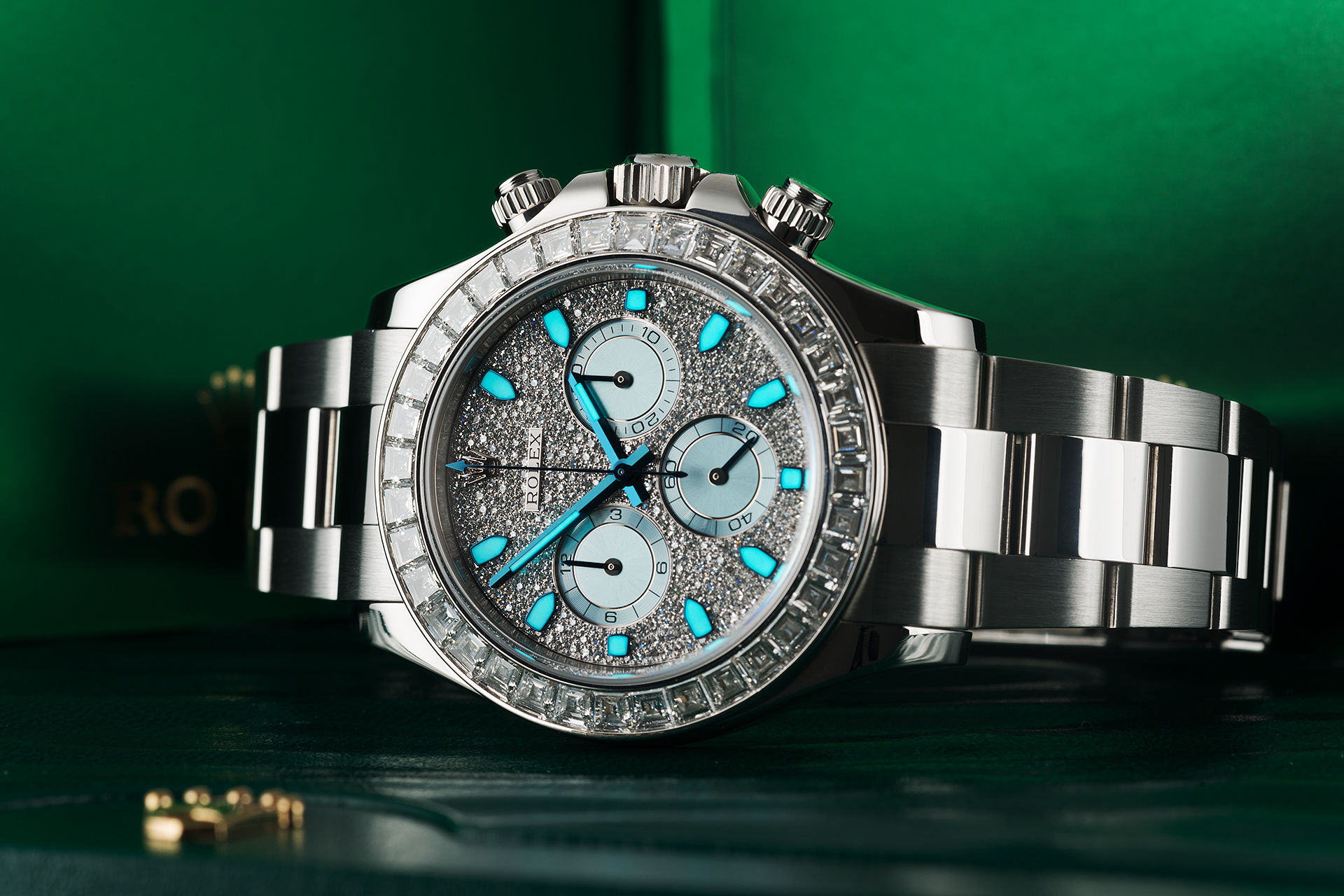 Rolex Cosmograph Daytona Watches | ref 116576TBR | Baguette Diamond ...