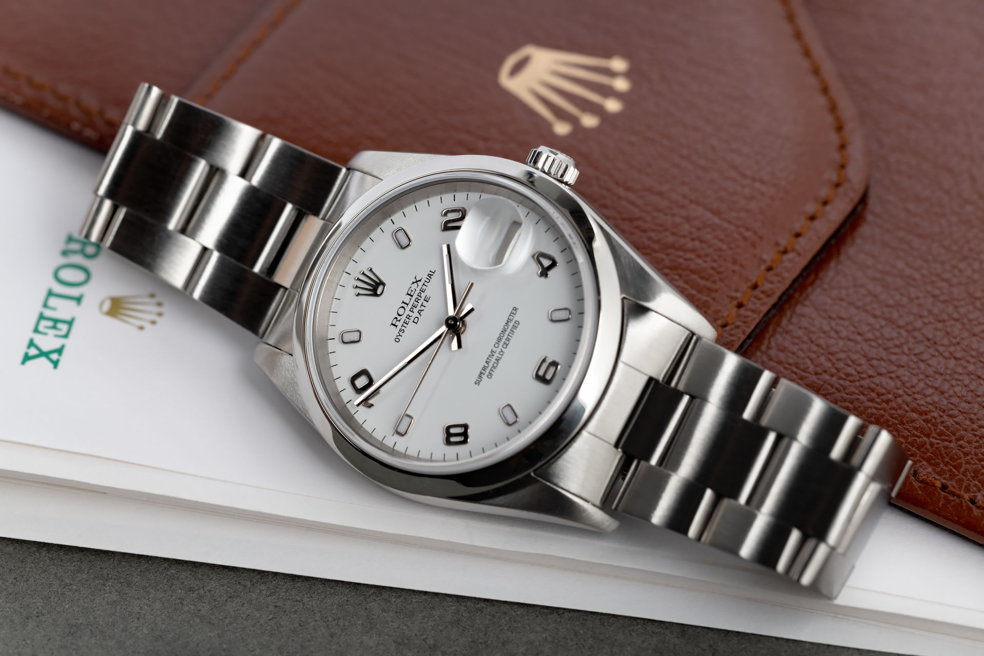 Rolex Date | ref 15200 | 34mm Classic Model | The Watch Club