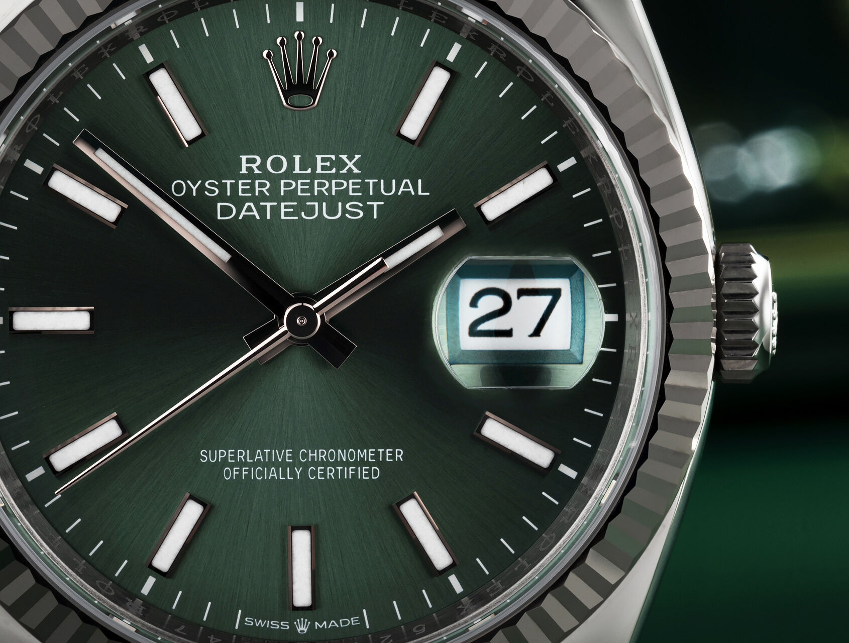 ref 126234 | 126234 - Mint Green | Rolex Datejust 36