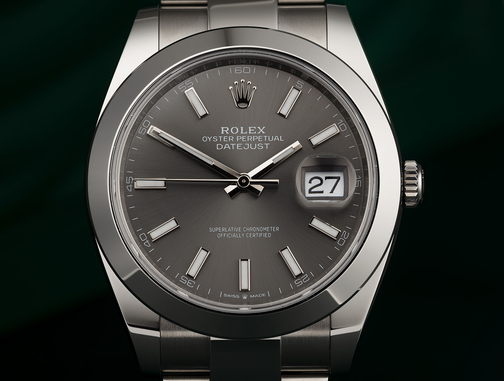 ref 126300 | 126300 - Rhodium Dial | Rolex Datejust 41