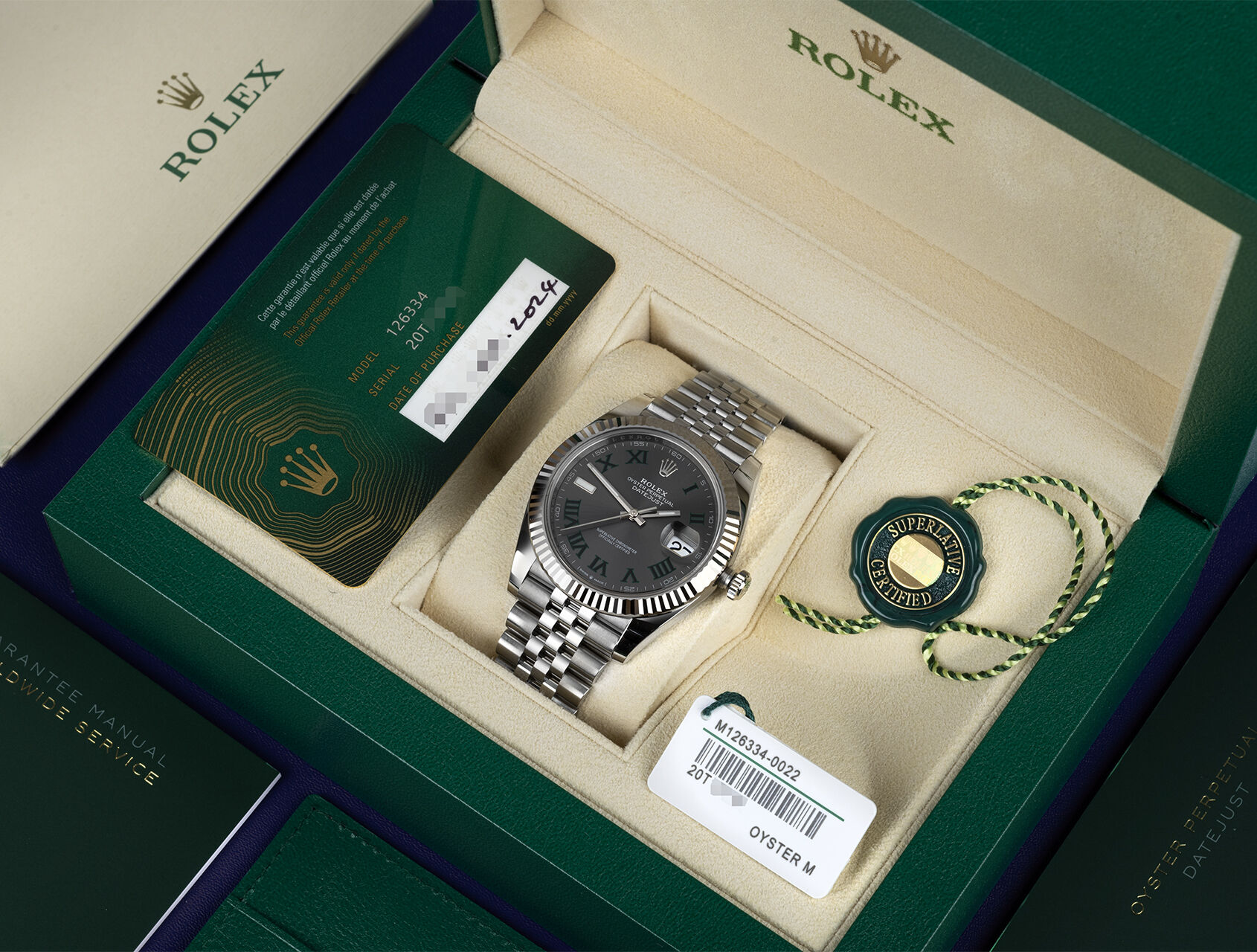 ref 126334 | 126334 - Wimbledon | Rolex Datejust 41