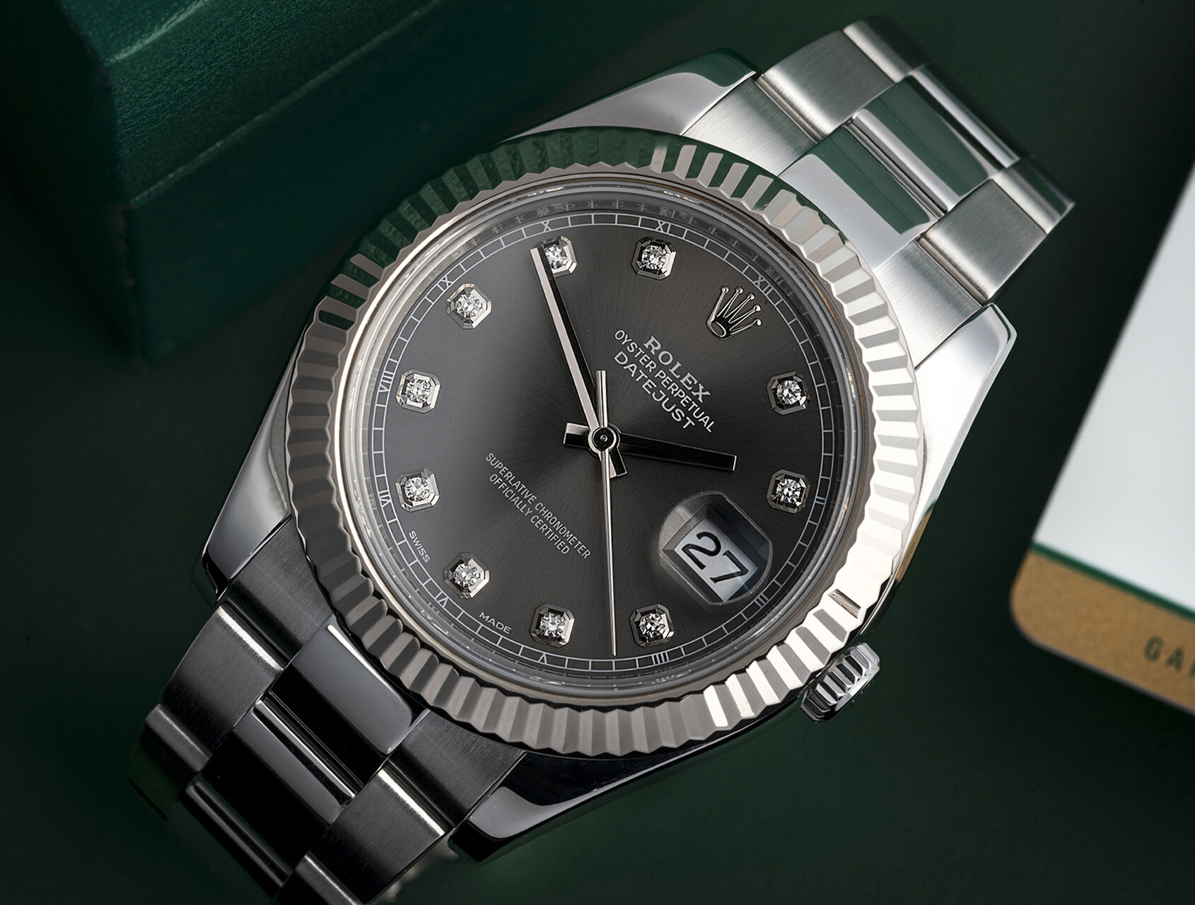 ref 116334 | 116334 - Rhodium | Rolex Datejust II