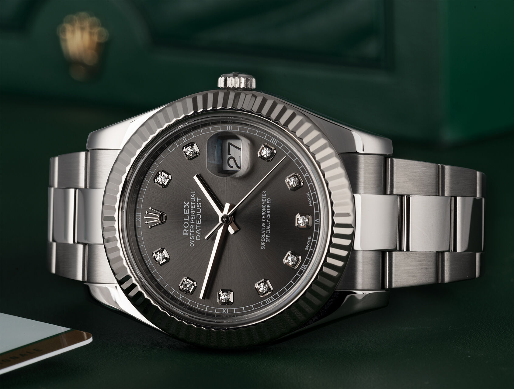 ref 116334 | 116334 - Rhodium | Rolex Datejust II