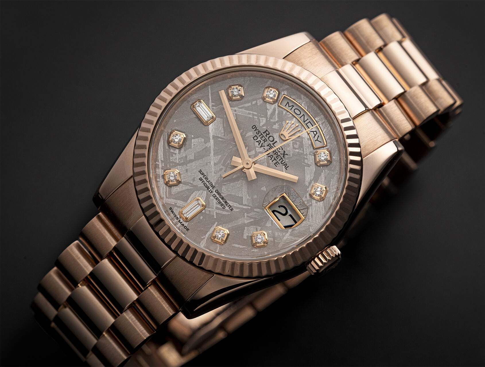 ref 118235F | 118235F - Meteorite Dial | Rolex Day-Date