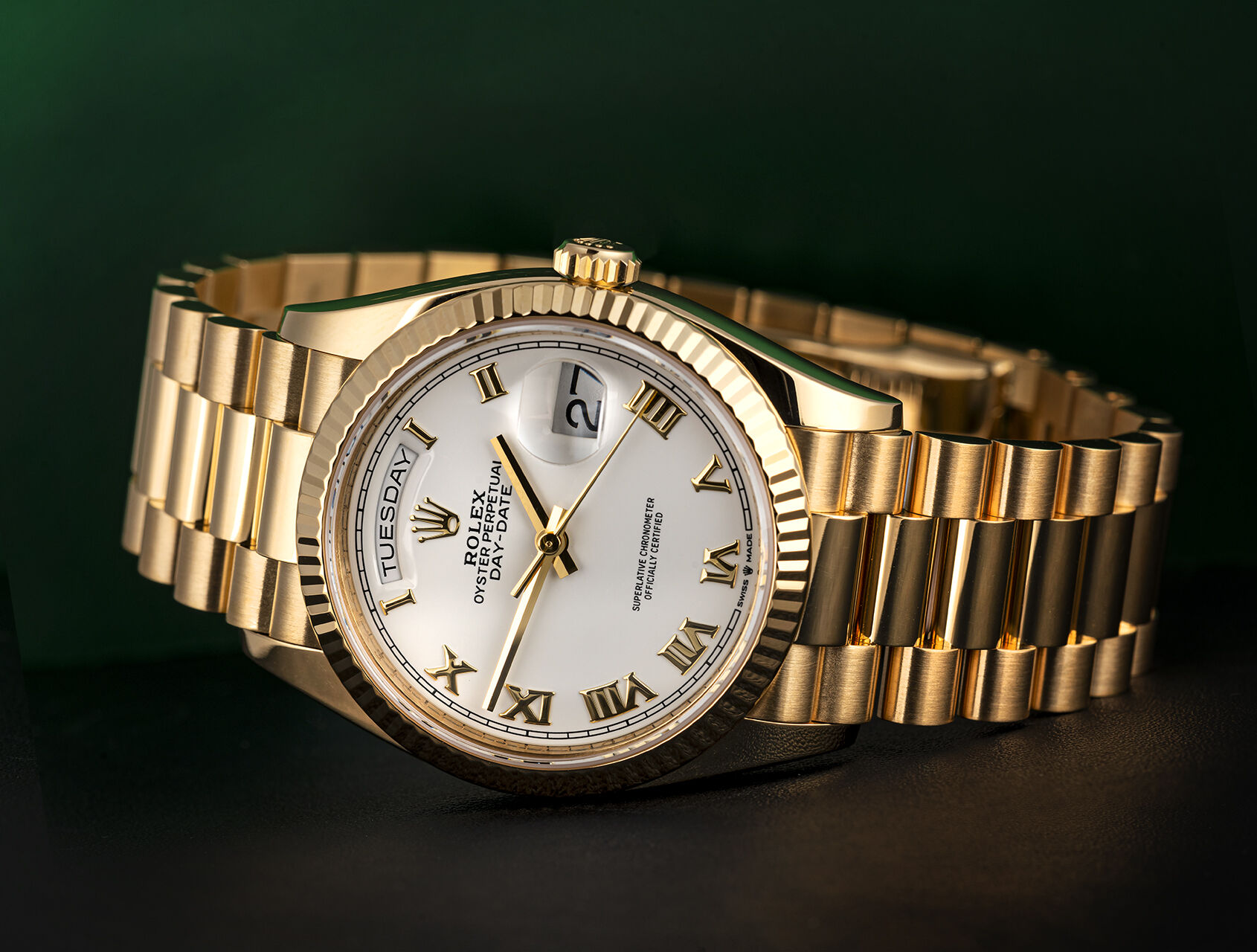 ref 128238 | 128238 - Yellow Gold | Rolex Day-Date