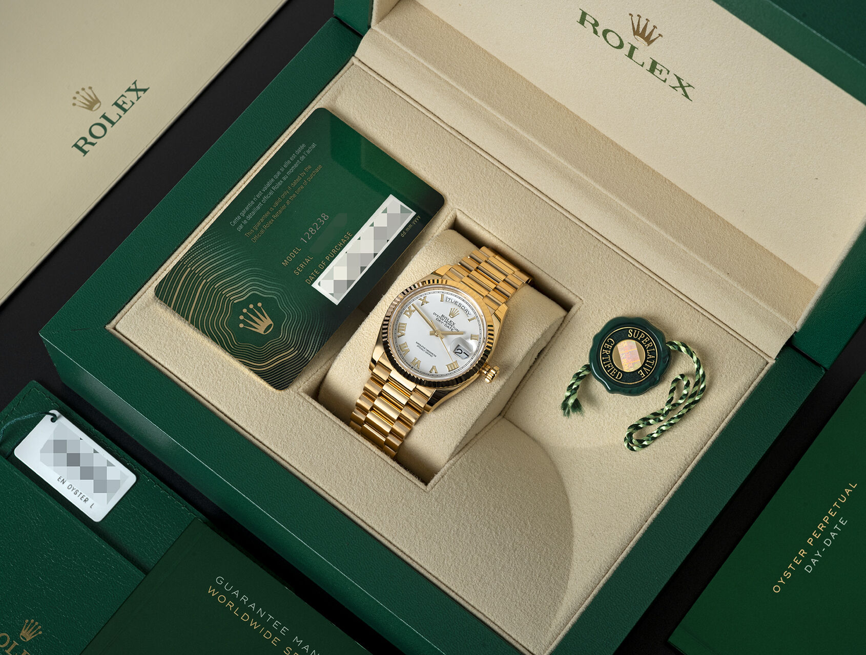 ref 128238 | 128238 - Yellow Gold | Rolex Day-Date