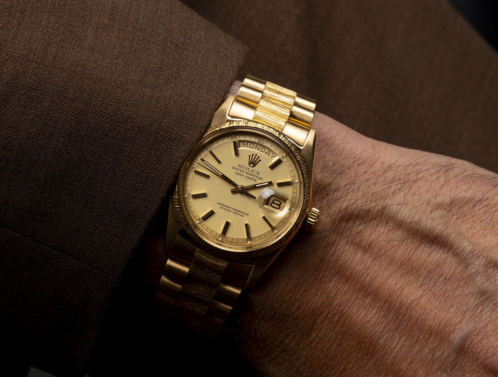 ref 1803 | 1803 - Bark Finish | Rolex Day-Date