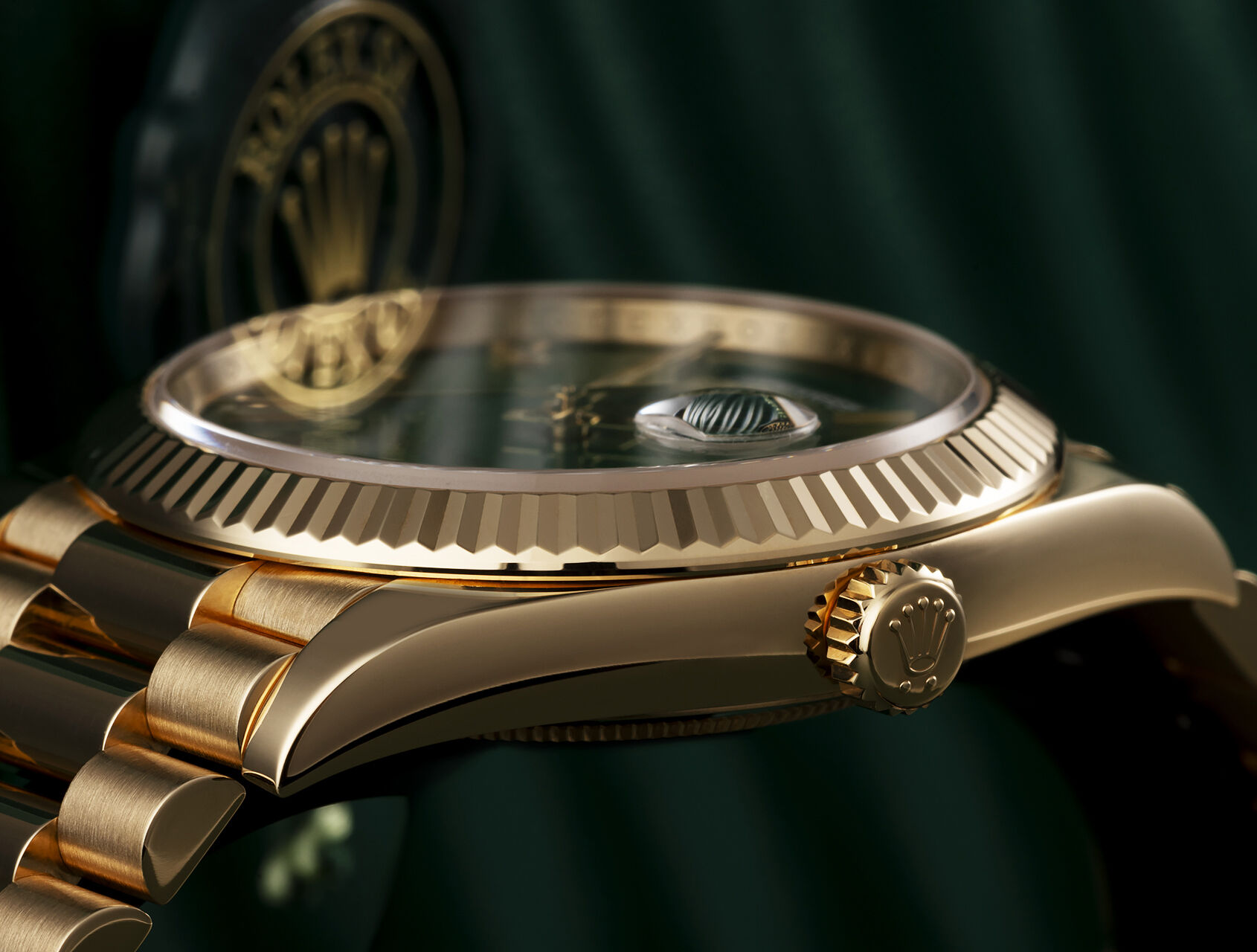 ref 228238 | 228238 - Green Lacquer | Rolex Day-Date