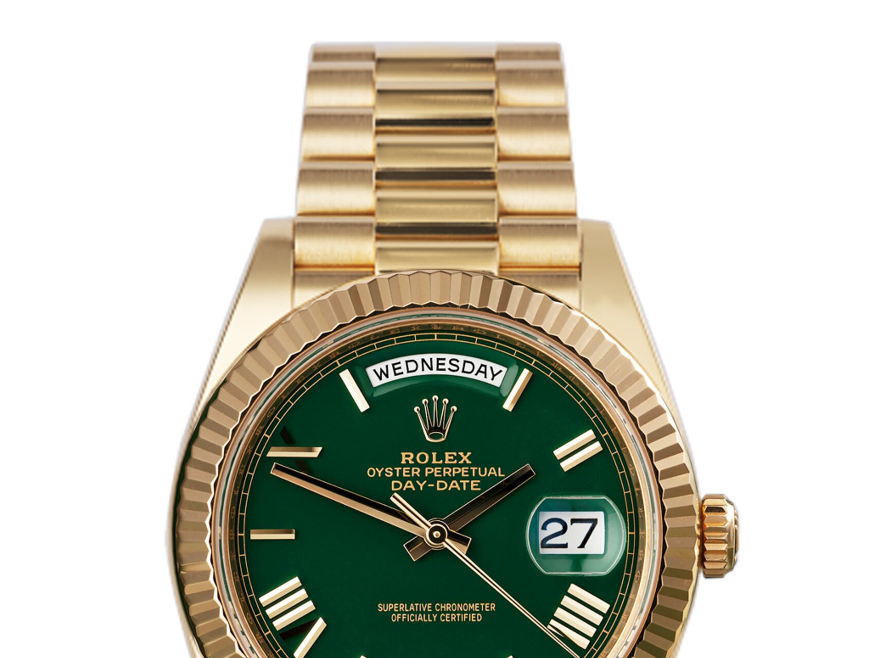 ref 228238 | 228238 - Green Lacquer | Rolex Day-Date