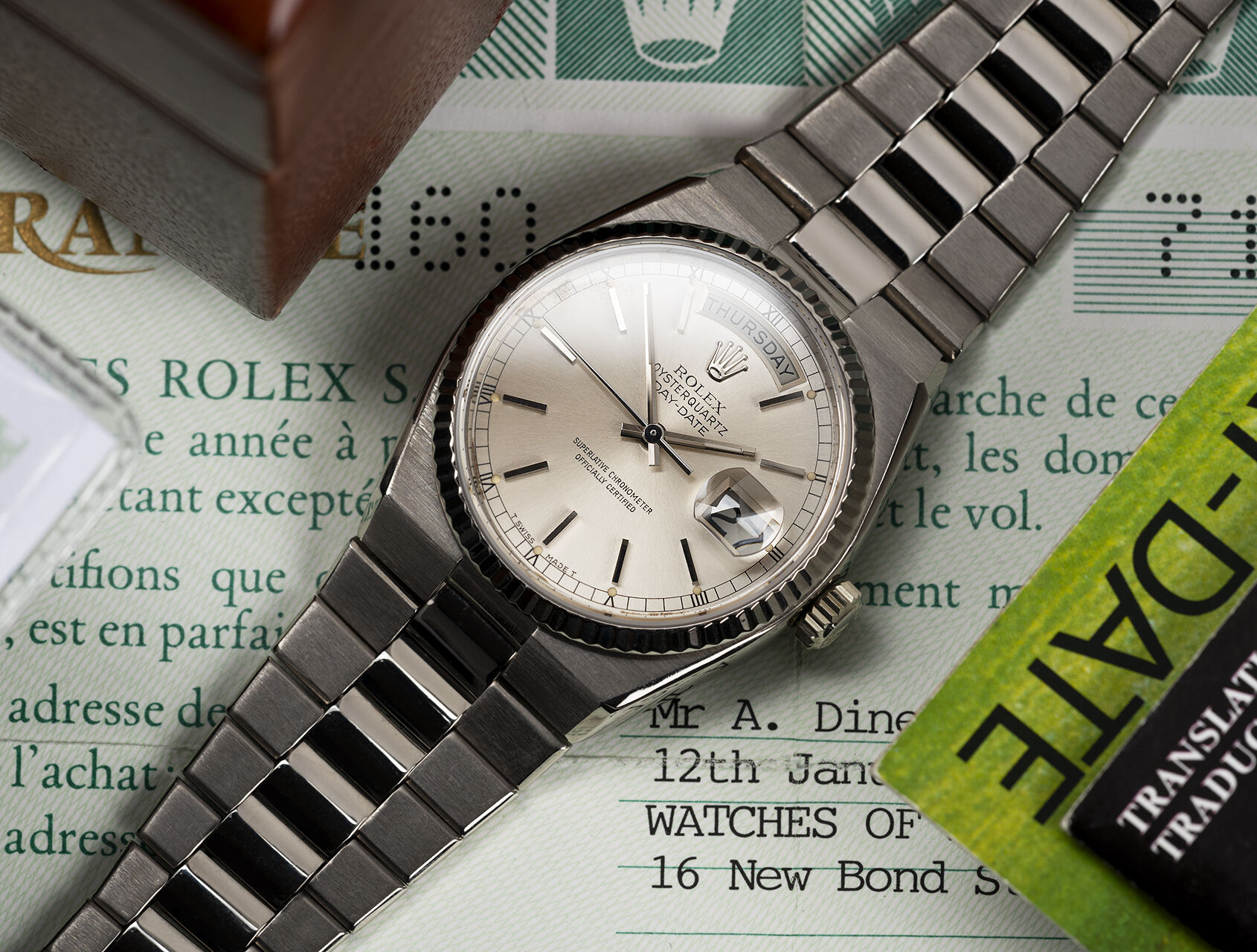 ref 19019 | 19019 - White Gold | Rolex Day-Date