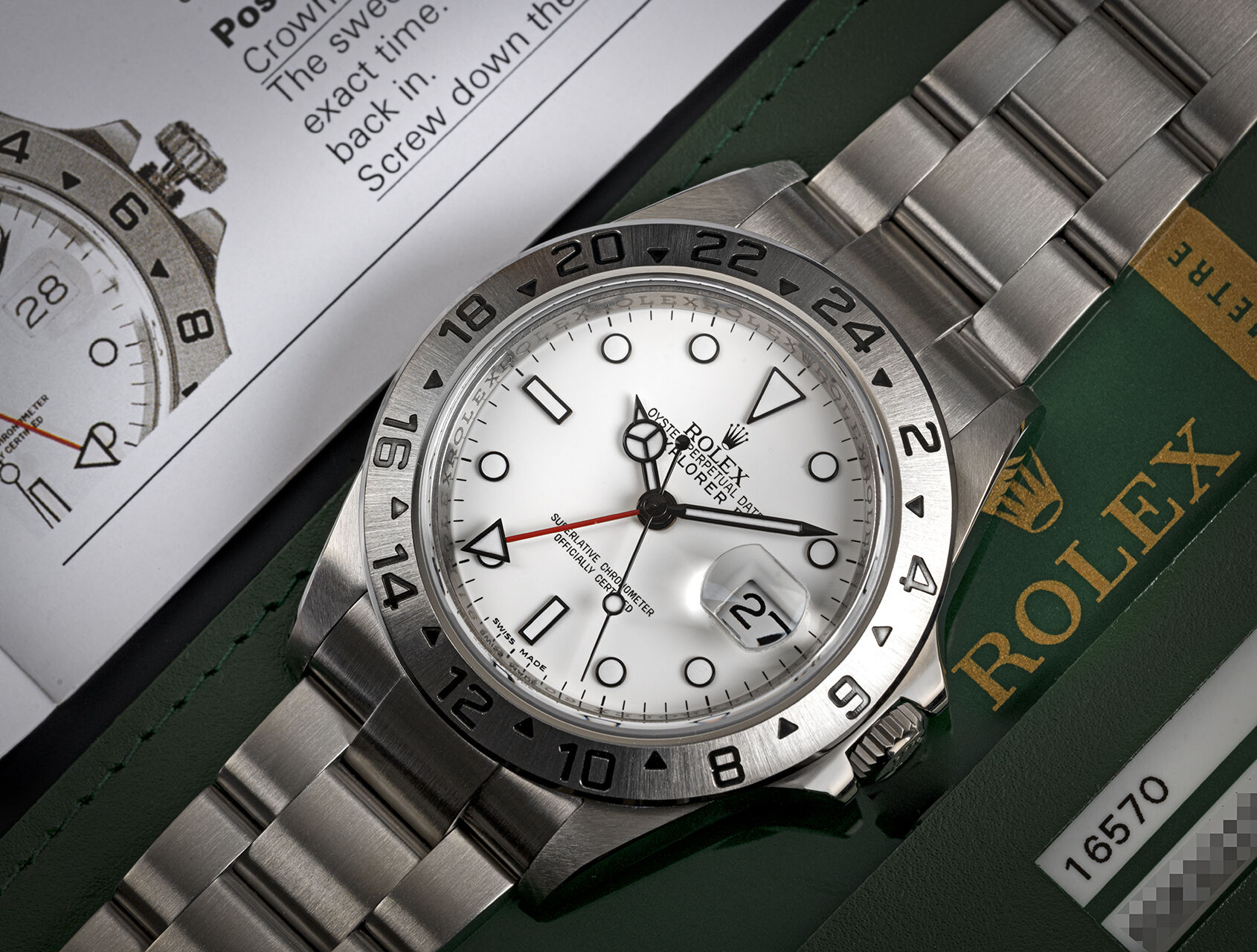 ref 16570 | 16570 - 3186 Calibre | Rolex Explorer II