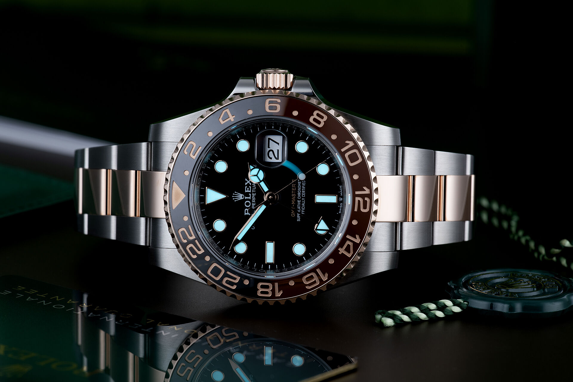 Rolex GMTMaster II Watches ref 126711CHNR Rolex Warranty 2025