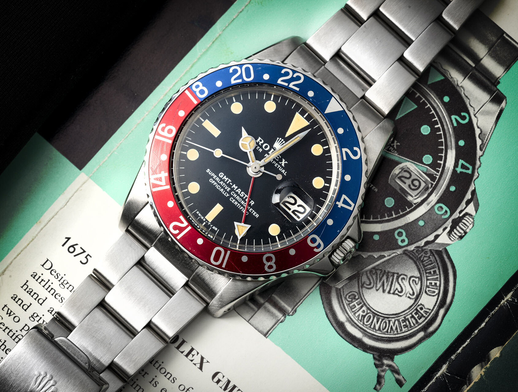 ref 1675 | Pointed Crown Guards | Rolex GMT-Master