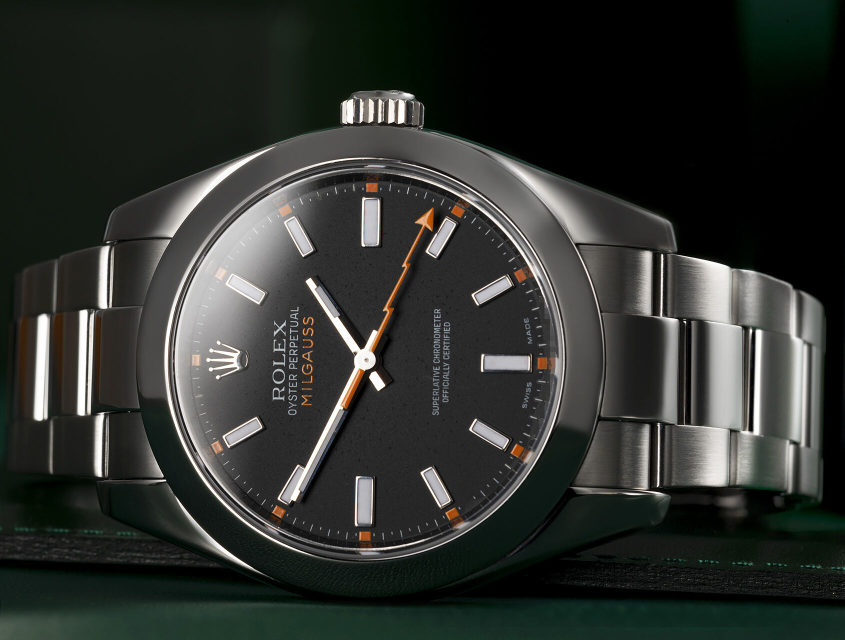 ref 116400 | 116400 - Slate Grey  | Rolex Milgauss