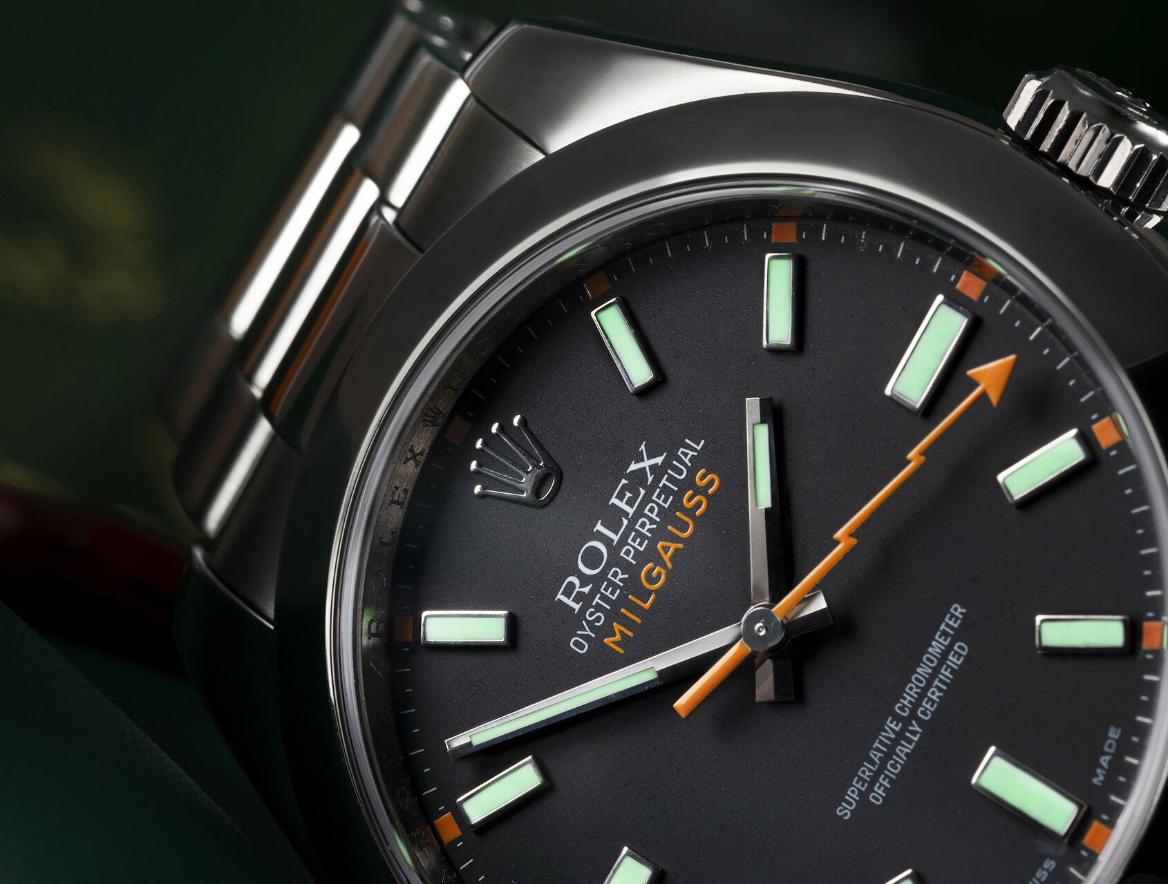 ref 116400 | 116400 - Slate Grey  | Rolex Milgauss