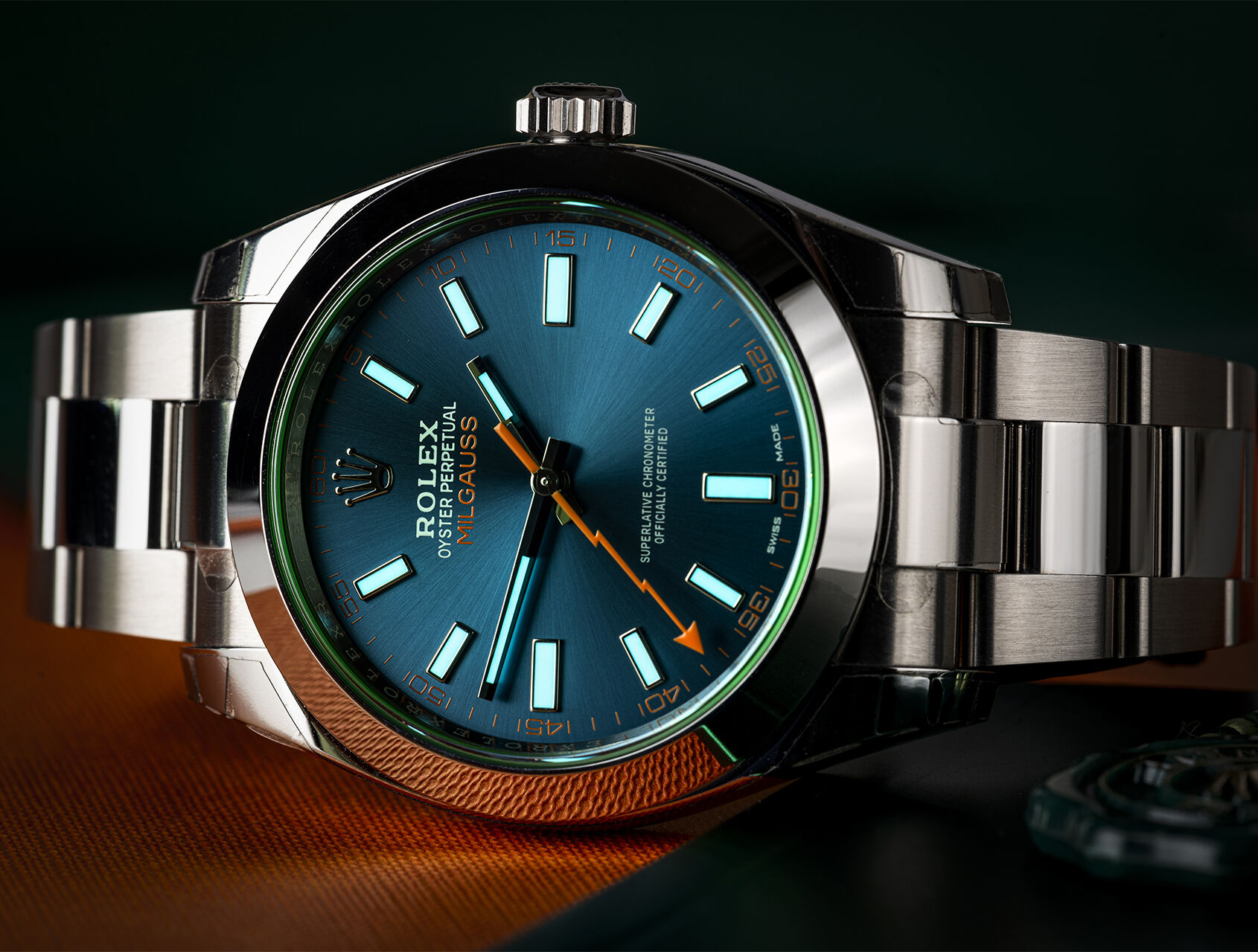 ref 116400GV | 116400GV - Stickered | Rolex Milgauss