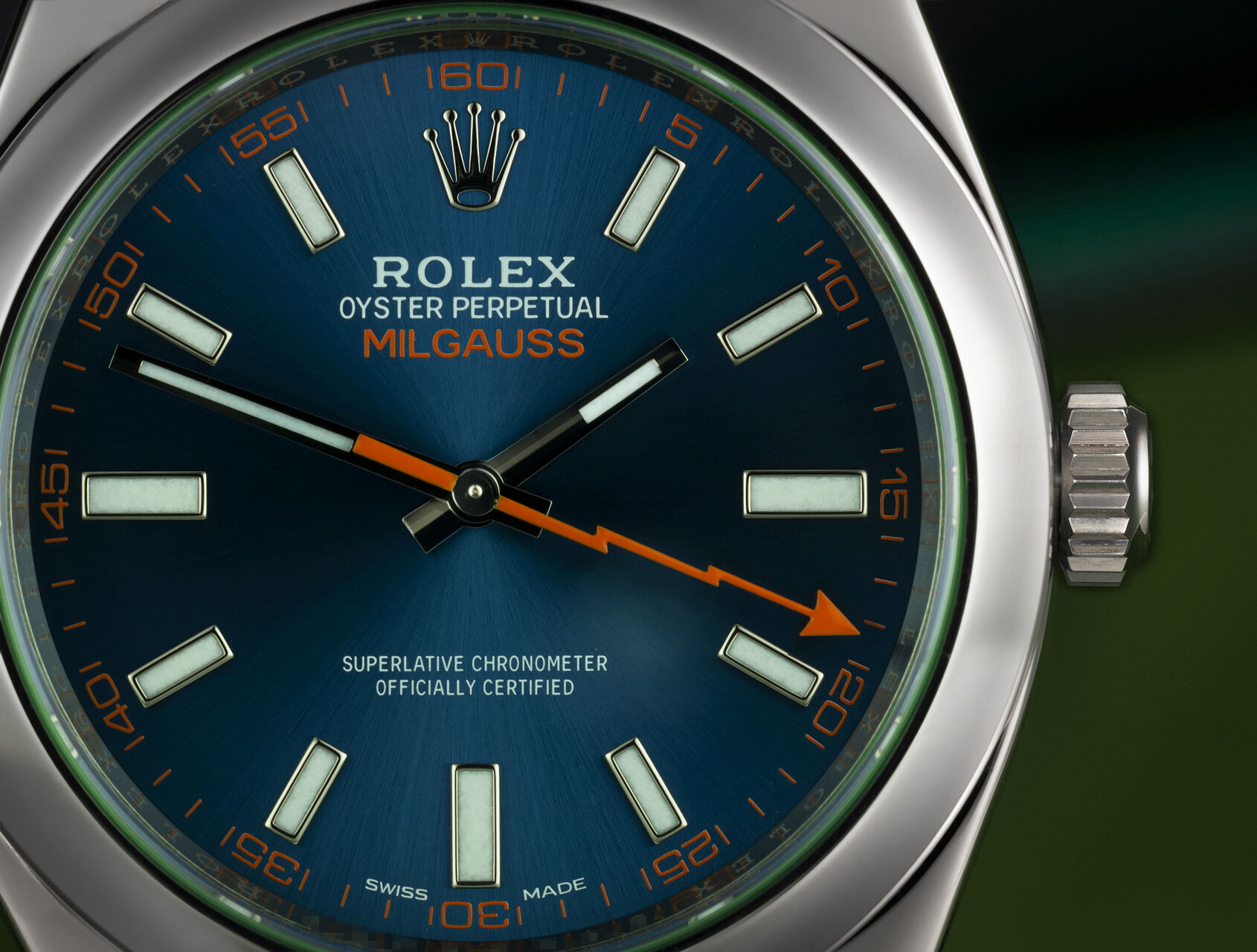 ref 116400GV | 116400GV - Box & Papers | Rolex Milgauss