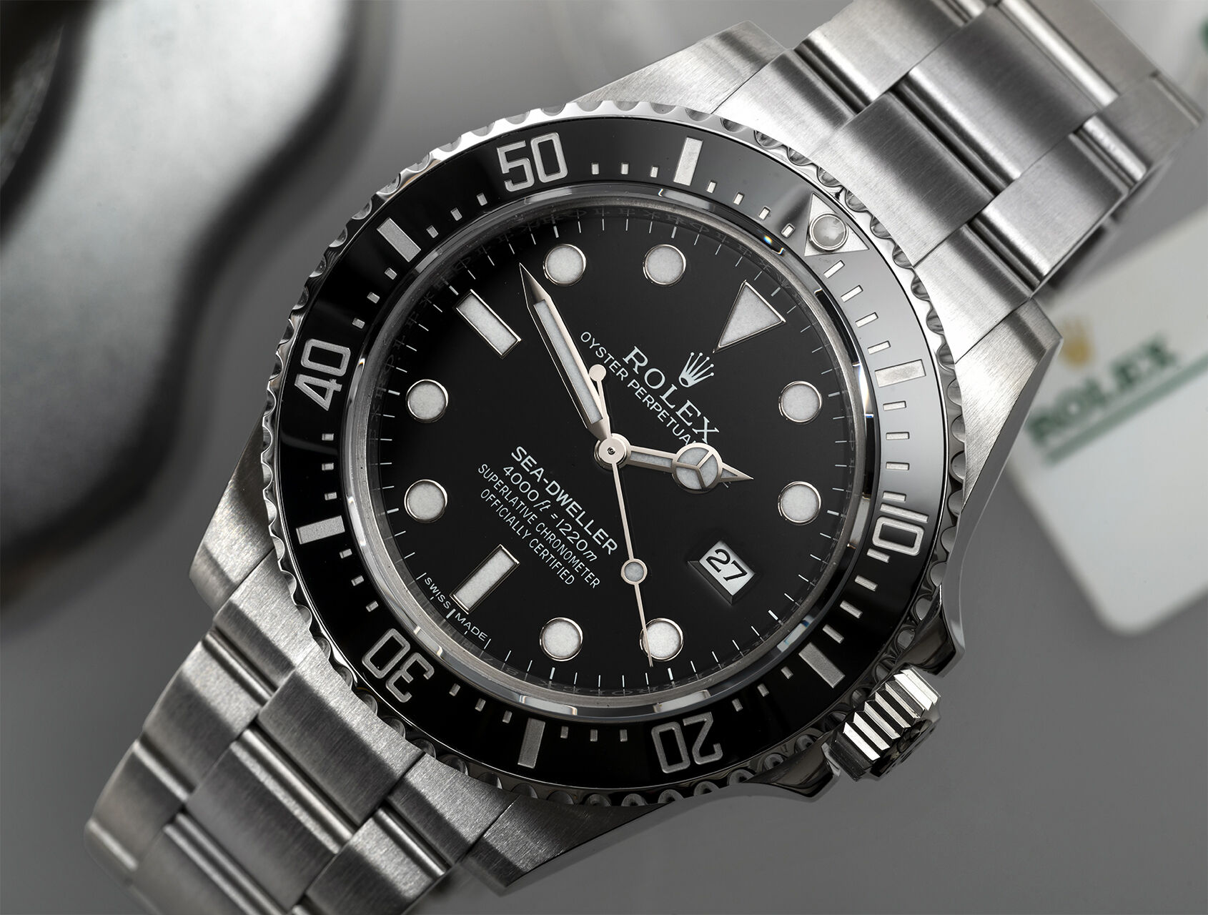 ref 116600 | 116600 - Box & Certificate | Rolex Sea-Dweller 4000