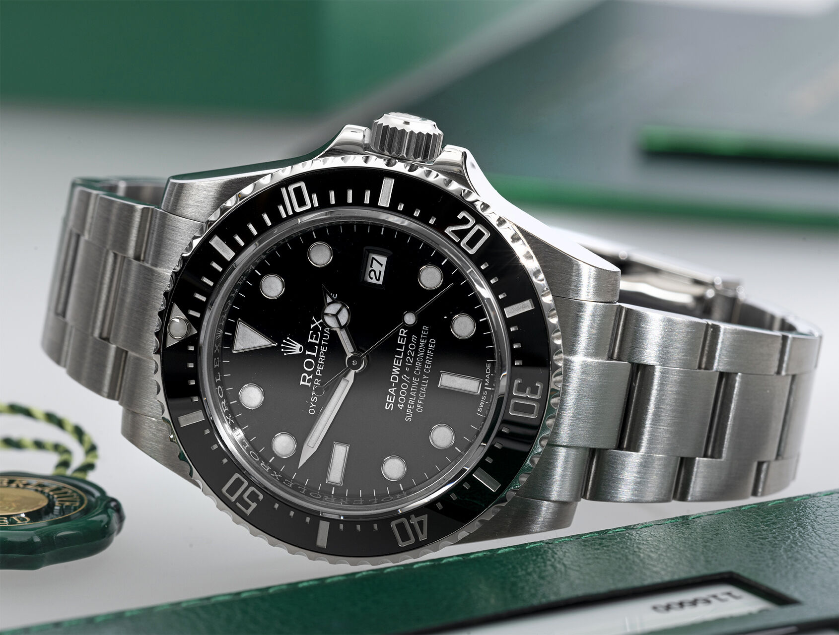 ref 116600 | 116600 - Box & Certificate | Rolex Sea-Dweller 4000