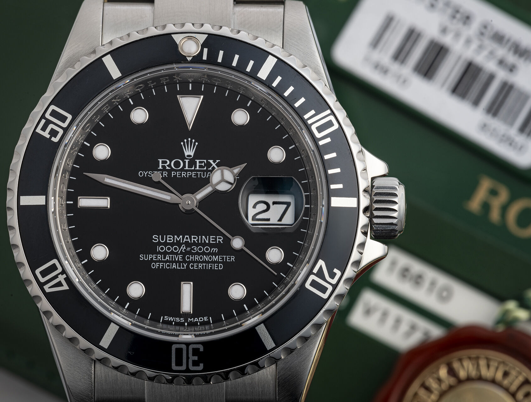 ref 16610 | 16610 - Aluminium | Rolex Submariner Date