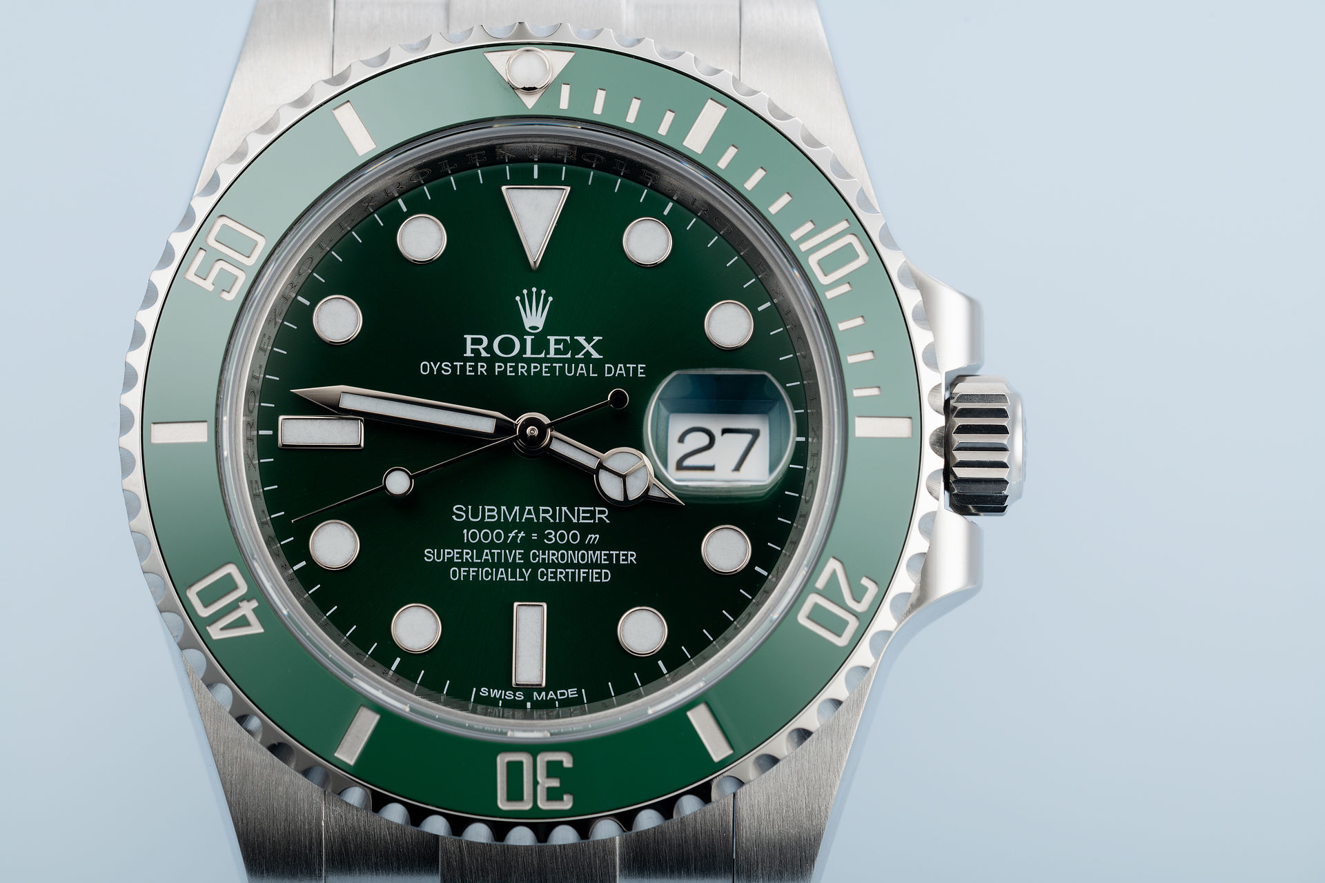 Rolex Submariner Date Watches | ref 116610LV | Hulk 'Complete Set ...